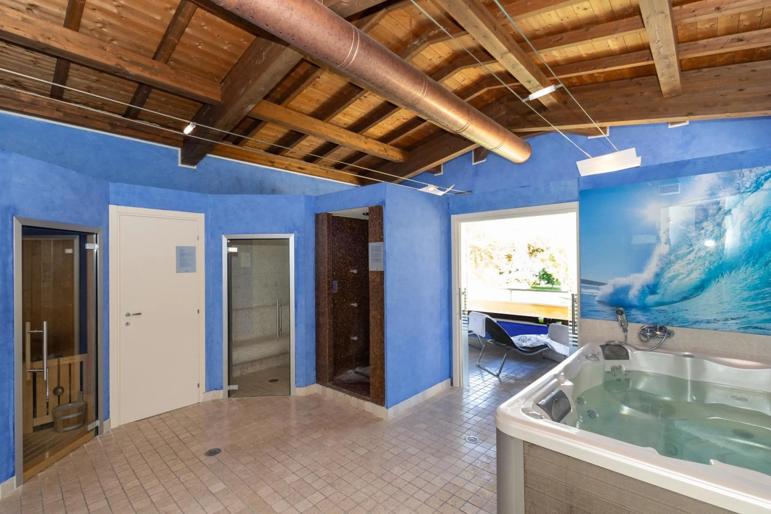 Spa and wellness centre/facilities in La Dimora del Baco Hotel