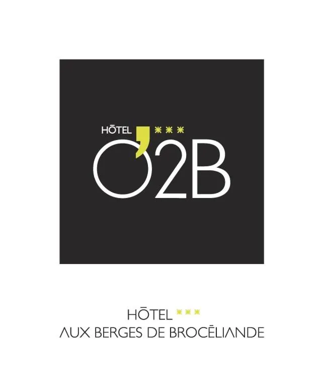 Property logo or sign in Hotel O2B Aux Berges de Brocéliande