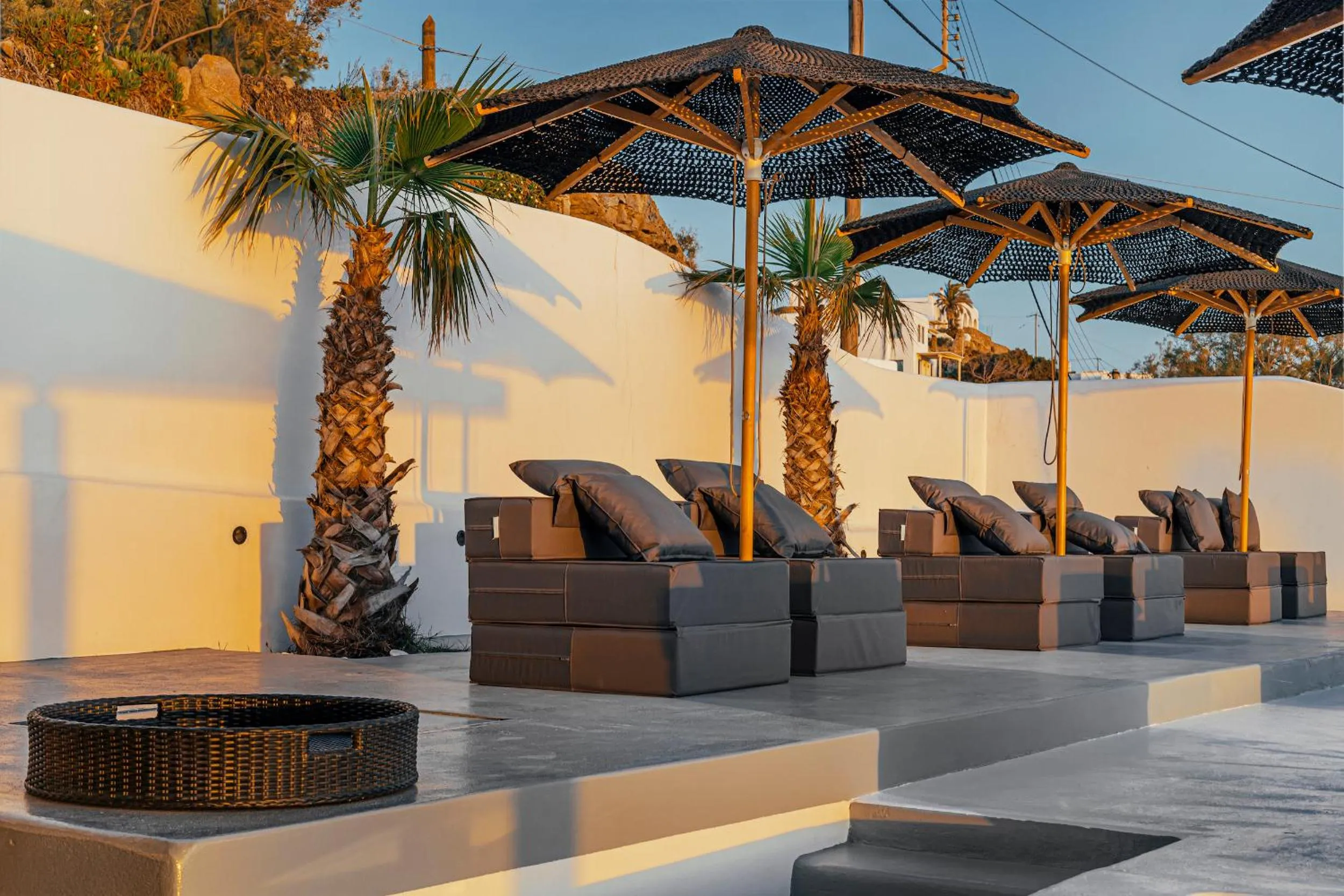 Swimming pool in Tagoo Black Mykonos