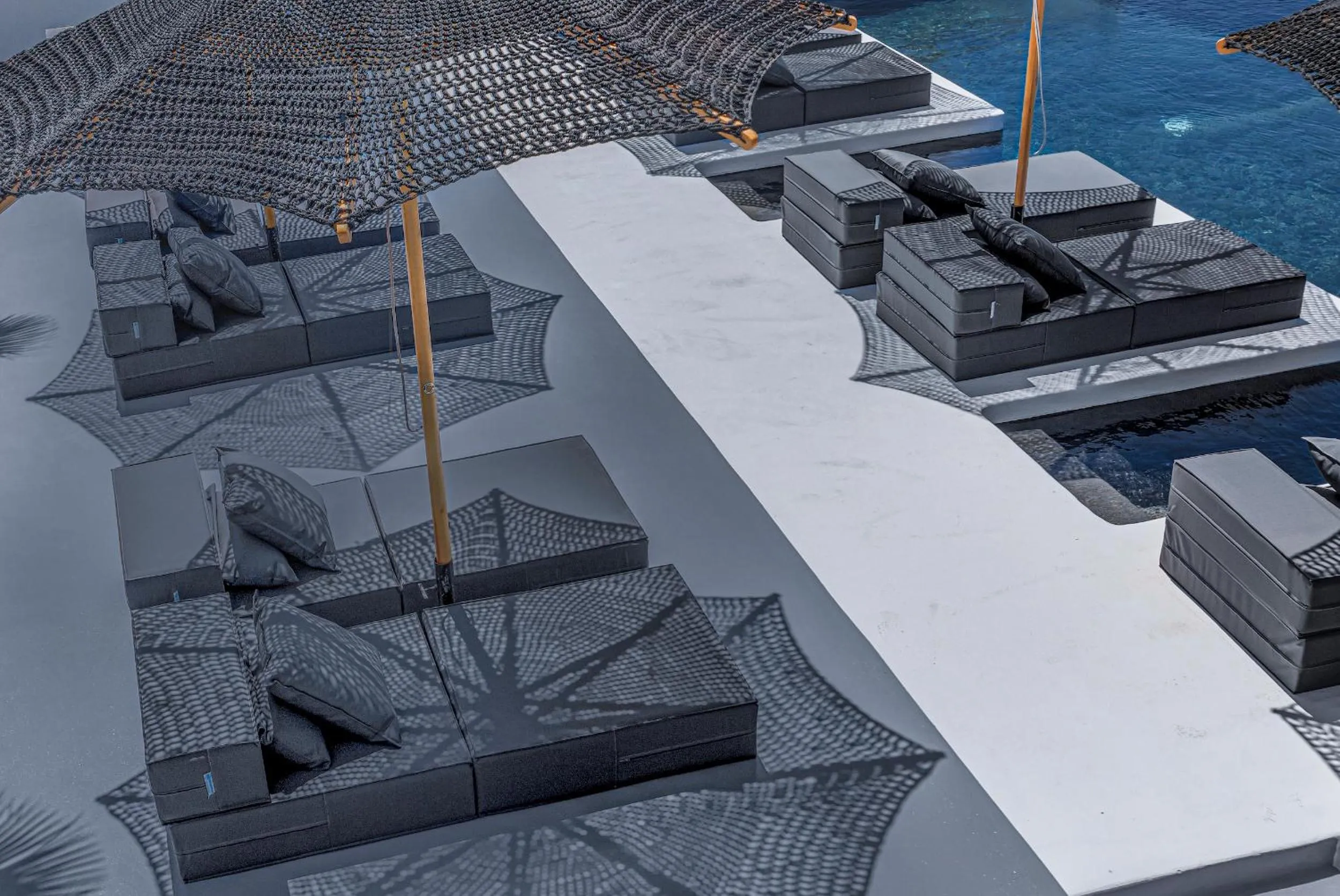 Swimming pool in Tagoo Black Mykonos