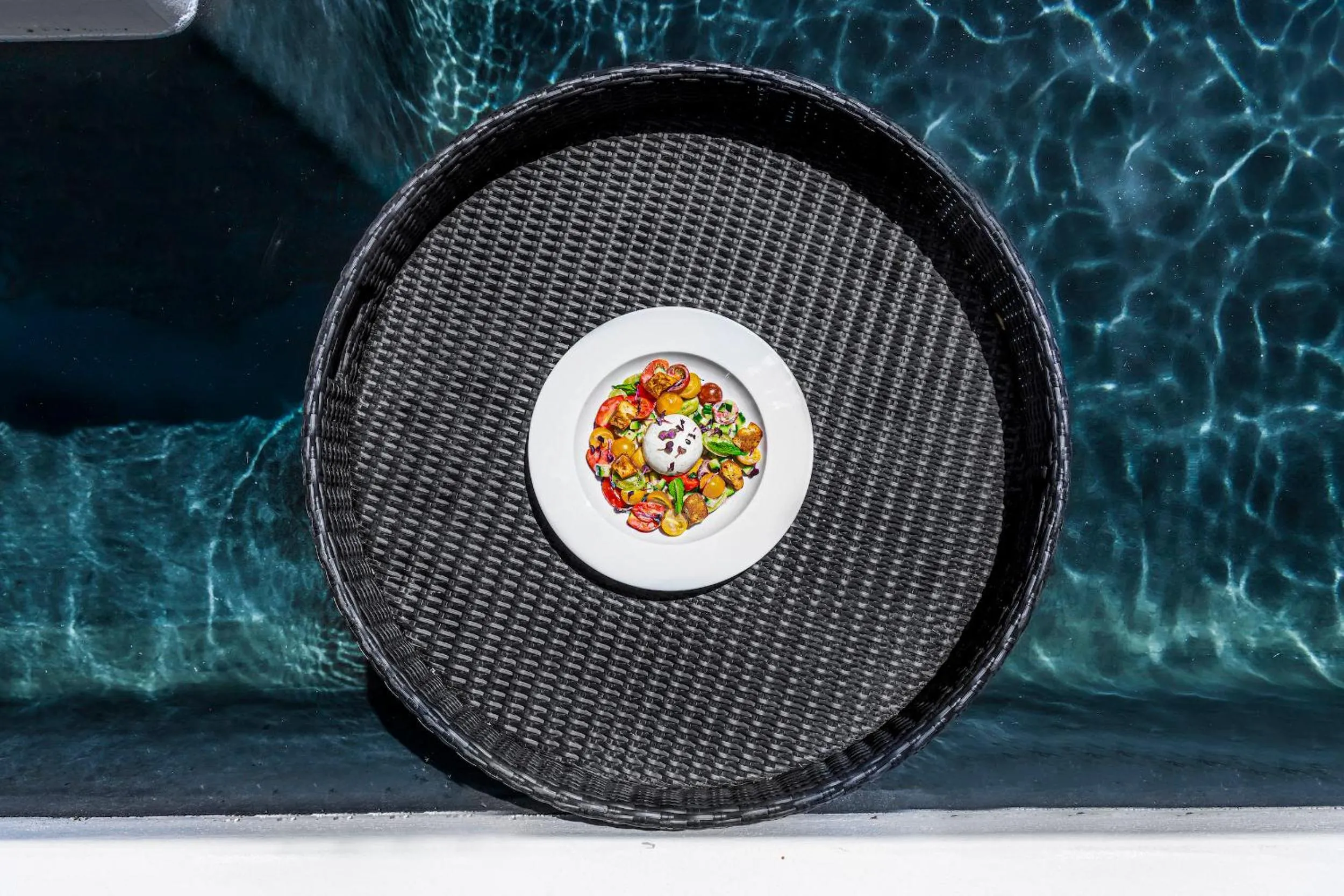 Food close-up in Tagoo Black Mykonos