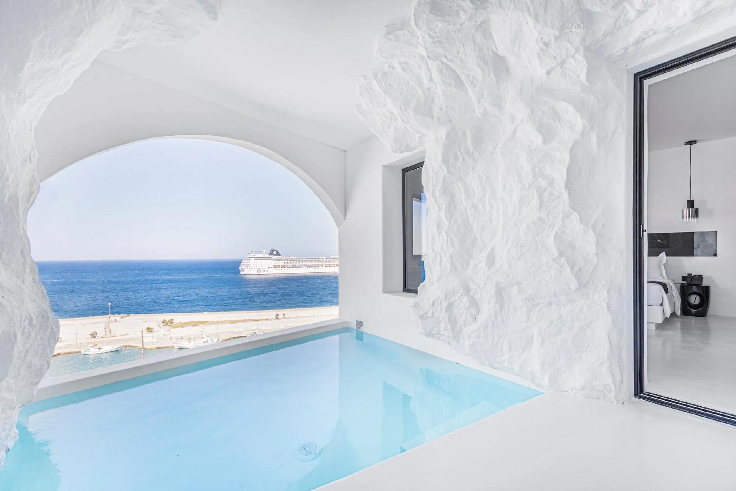 View (from property/room) in Tagoo Black Mykonos