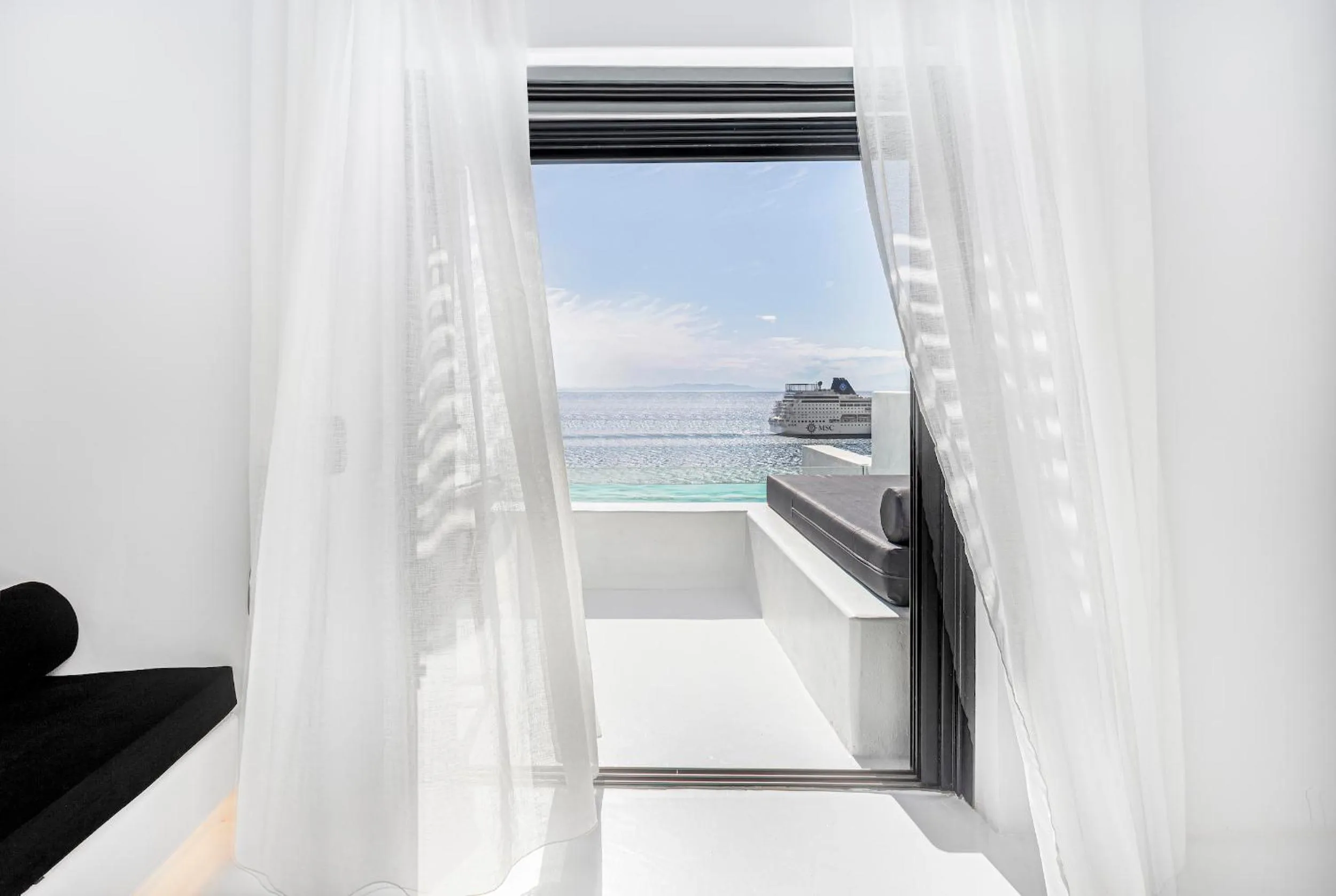 View (from property/room) in Tagoo Black Mykonos