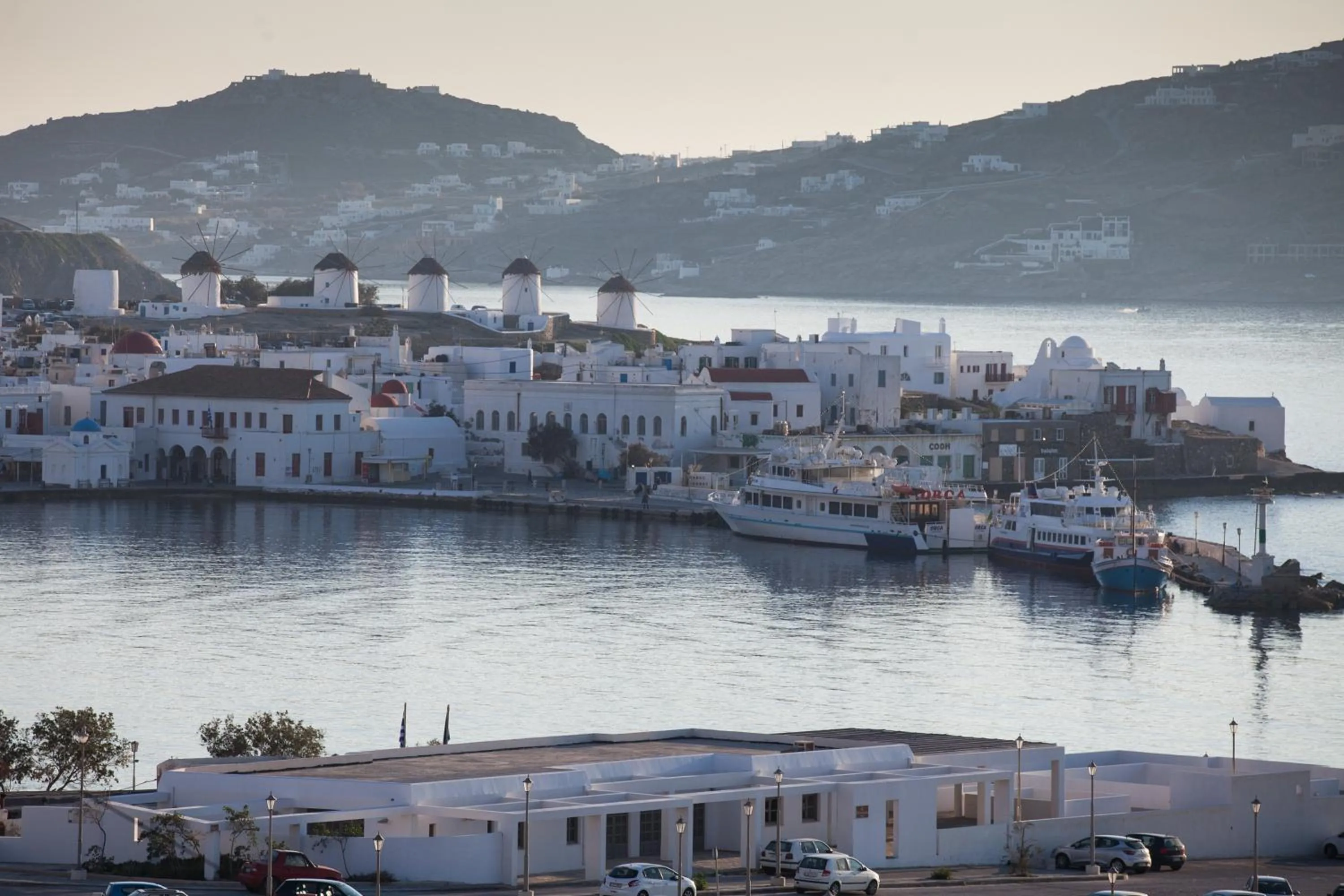 On site in Tagoo Black Mykonos