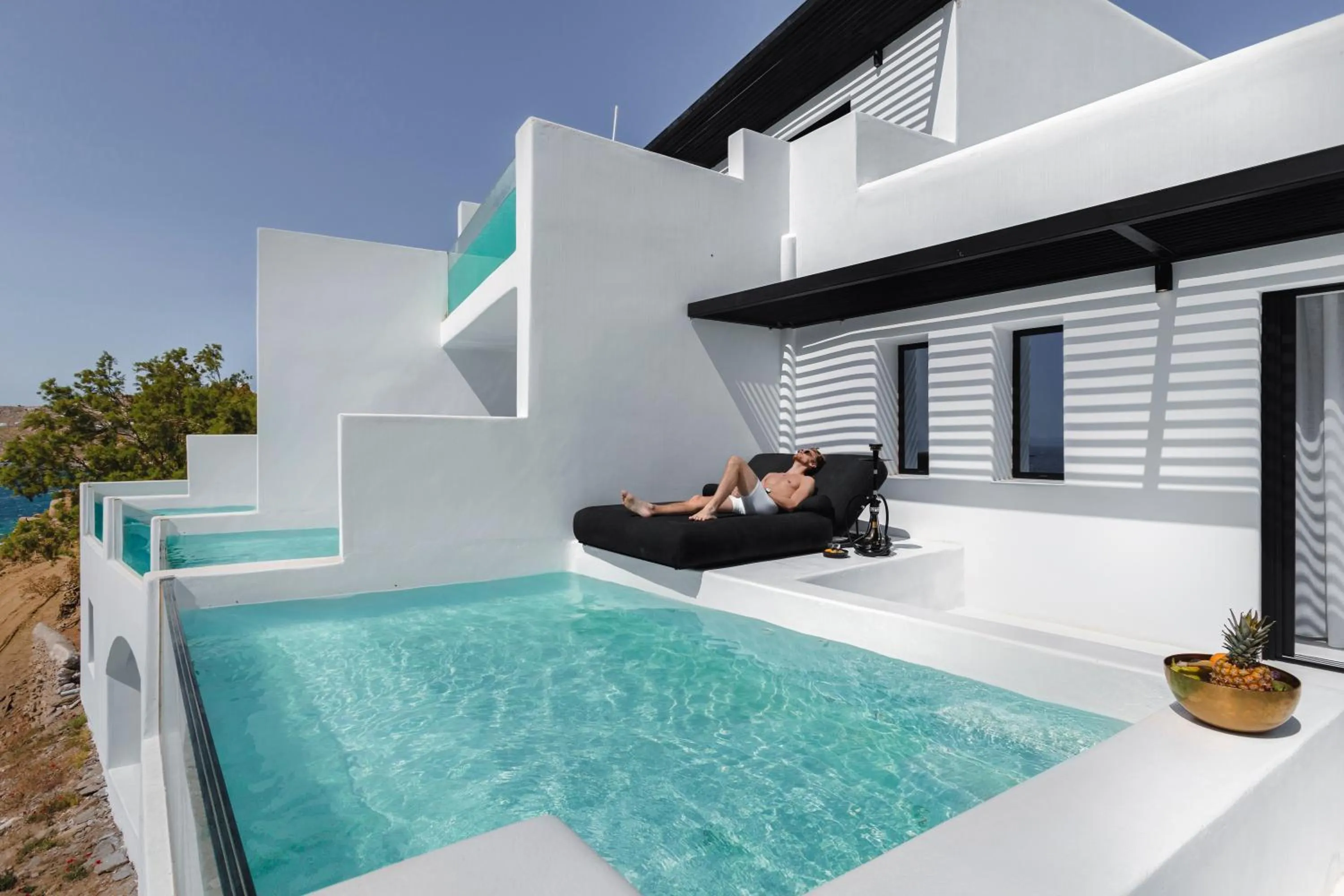 Property building in Tagoo Black Mykonos