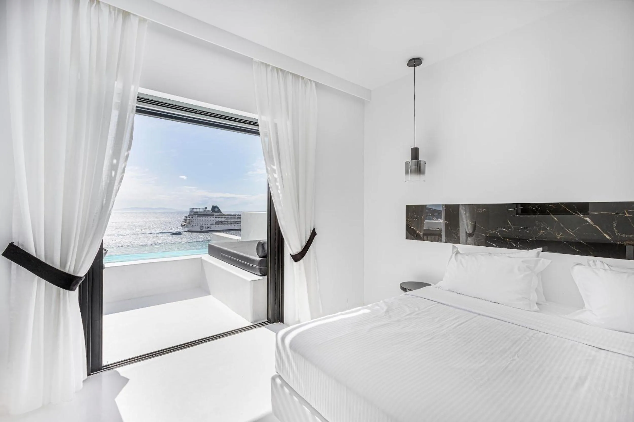 View (from property/room) in Tagoo Black Mykonos