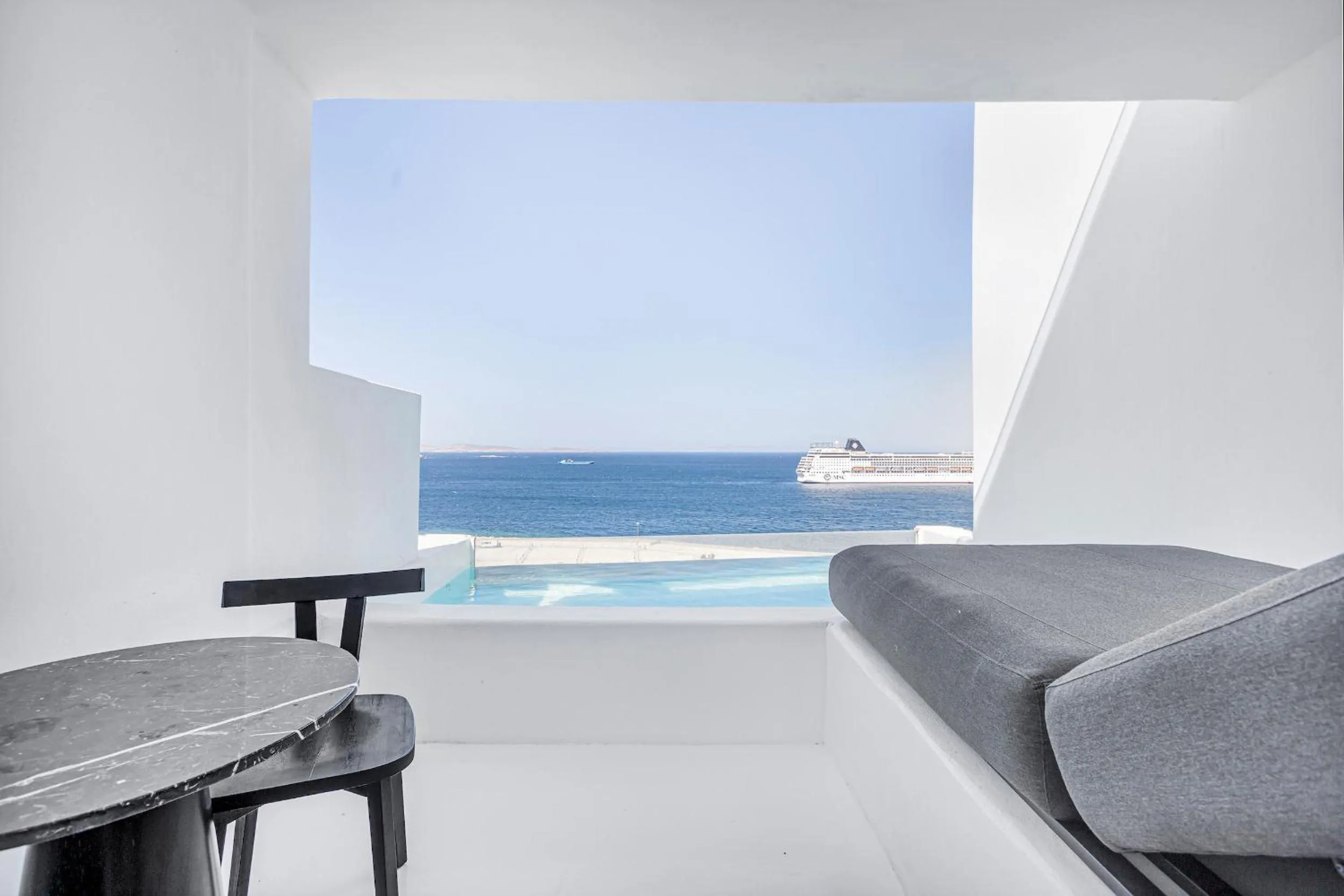 View (from property/room) in Tagoo Black Mykonos