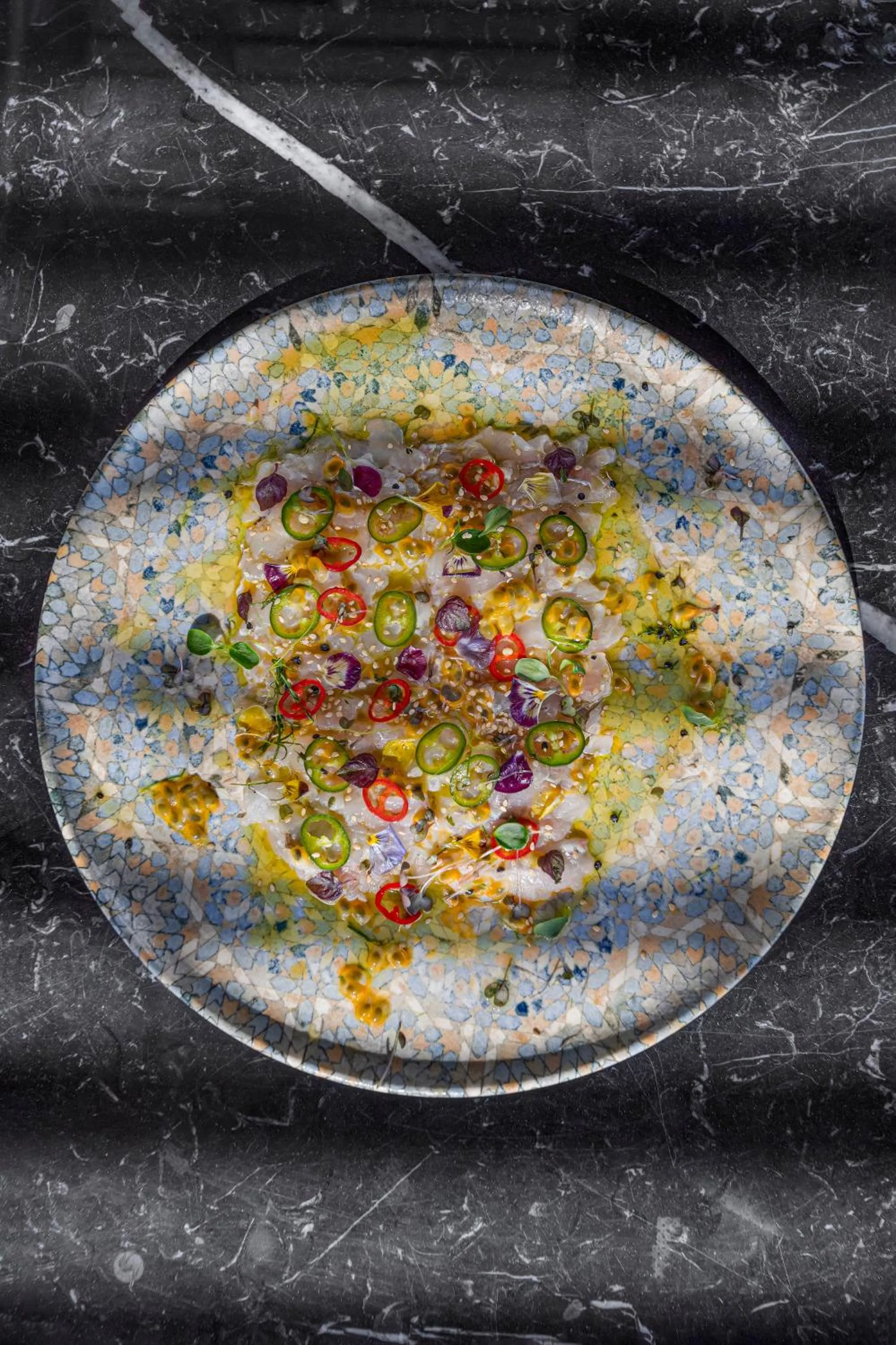 Food in Tagoo Black Mykonos