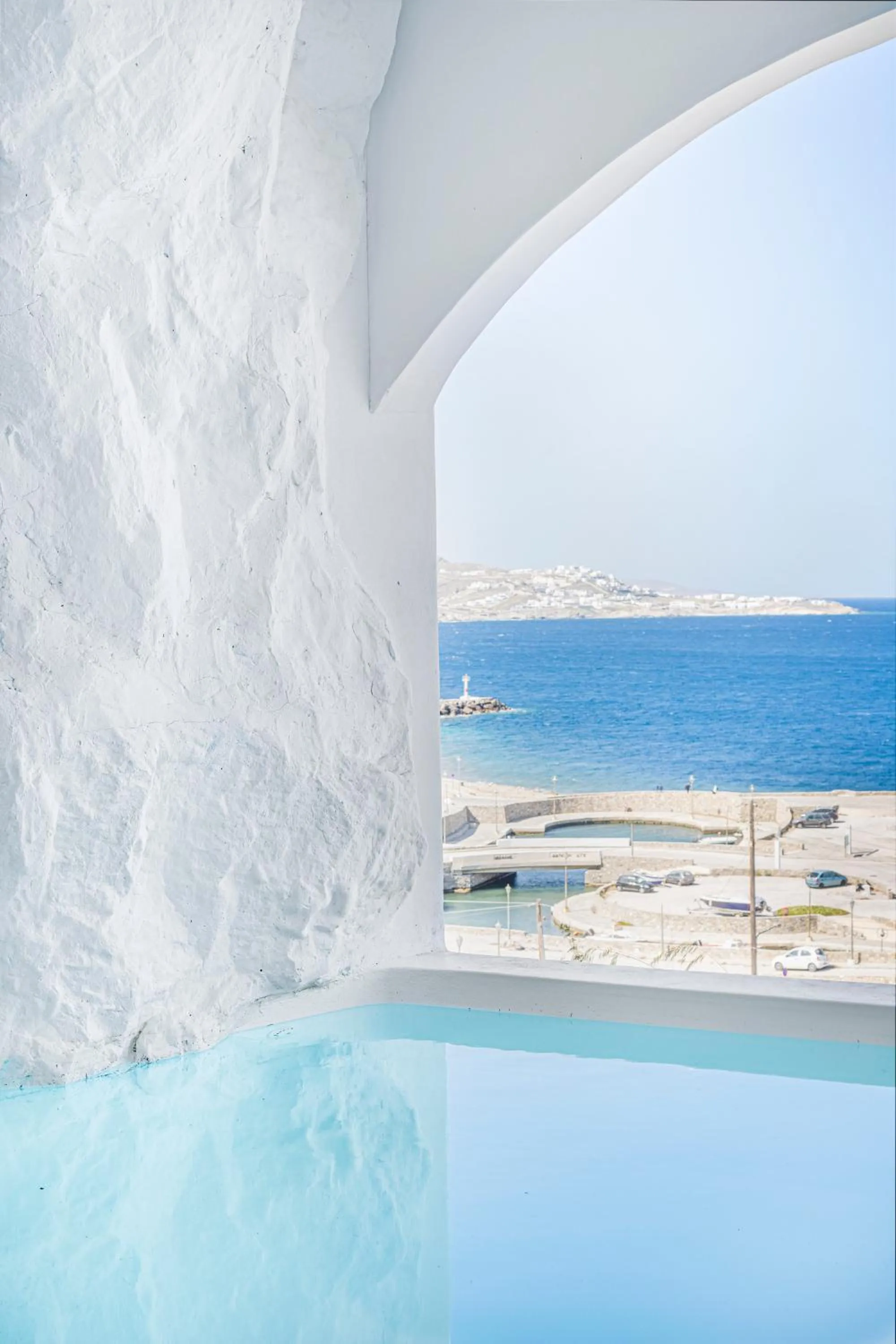View (from property/room) in Tagoo Black Mykonos