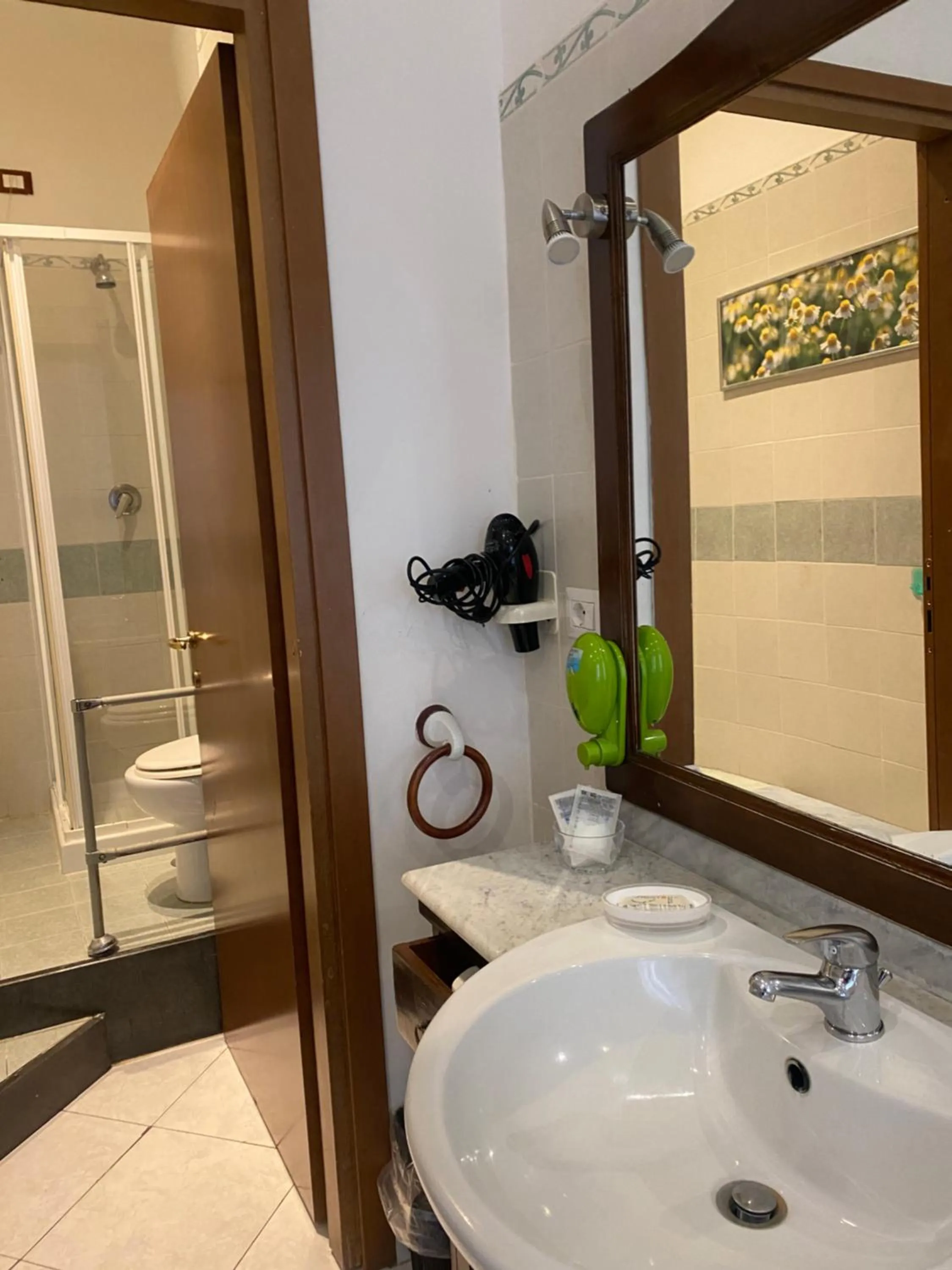 Shower in Bed & Breakfast Plebiscito Home