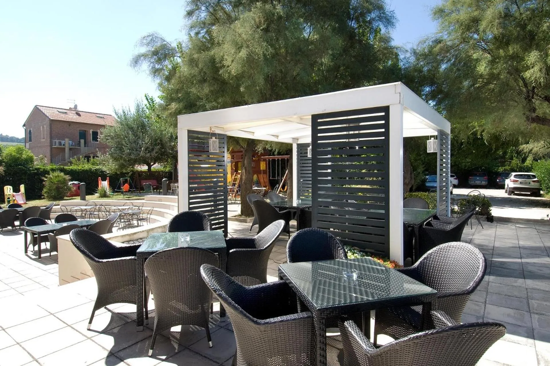 Patio in Hotel Nuovo Diana