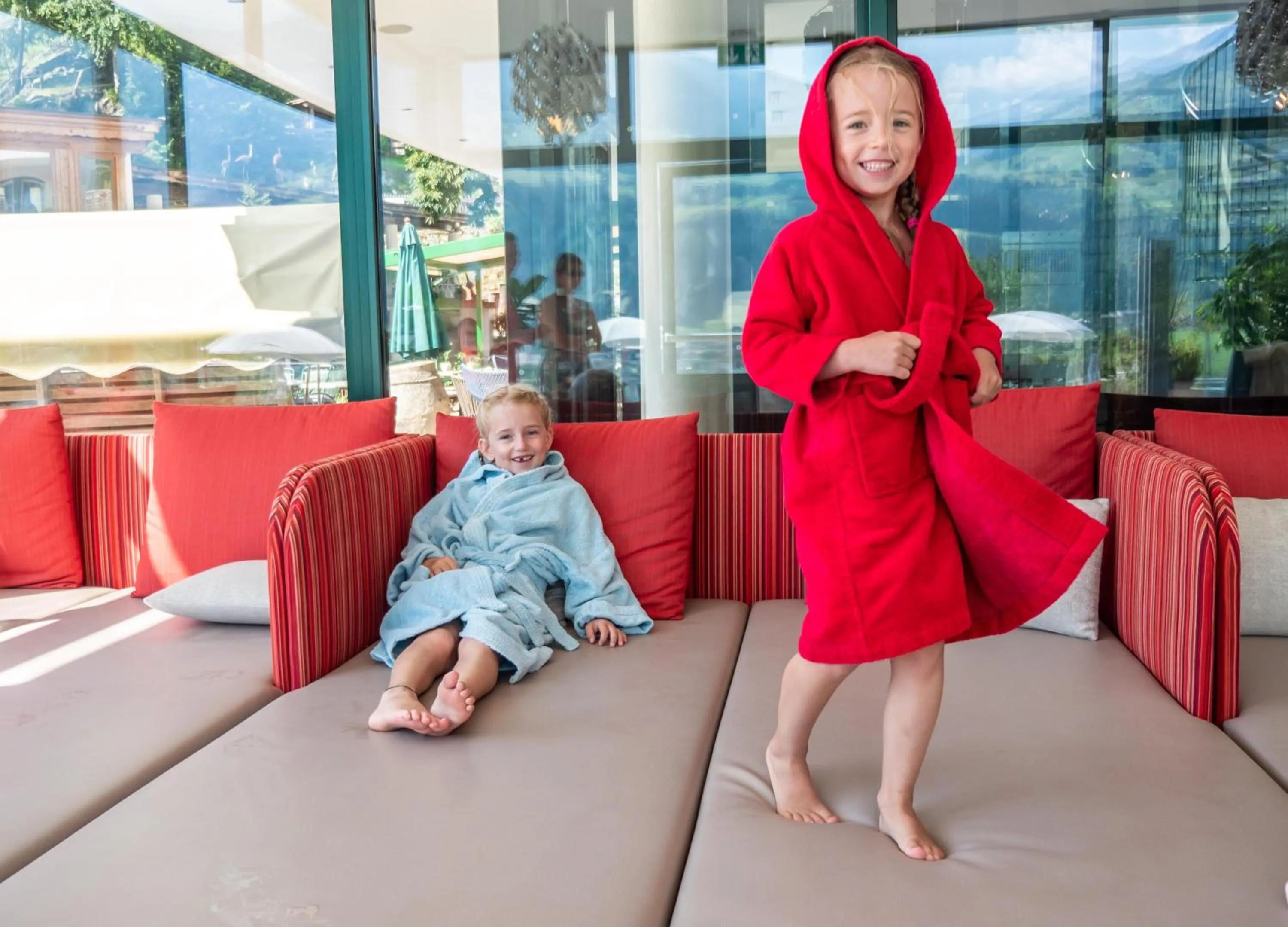 Spa and wellness centre/facilities in Alpin Family Resort Seetal