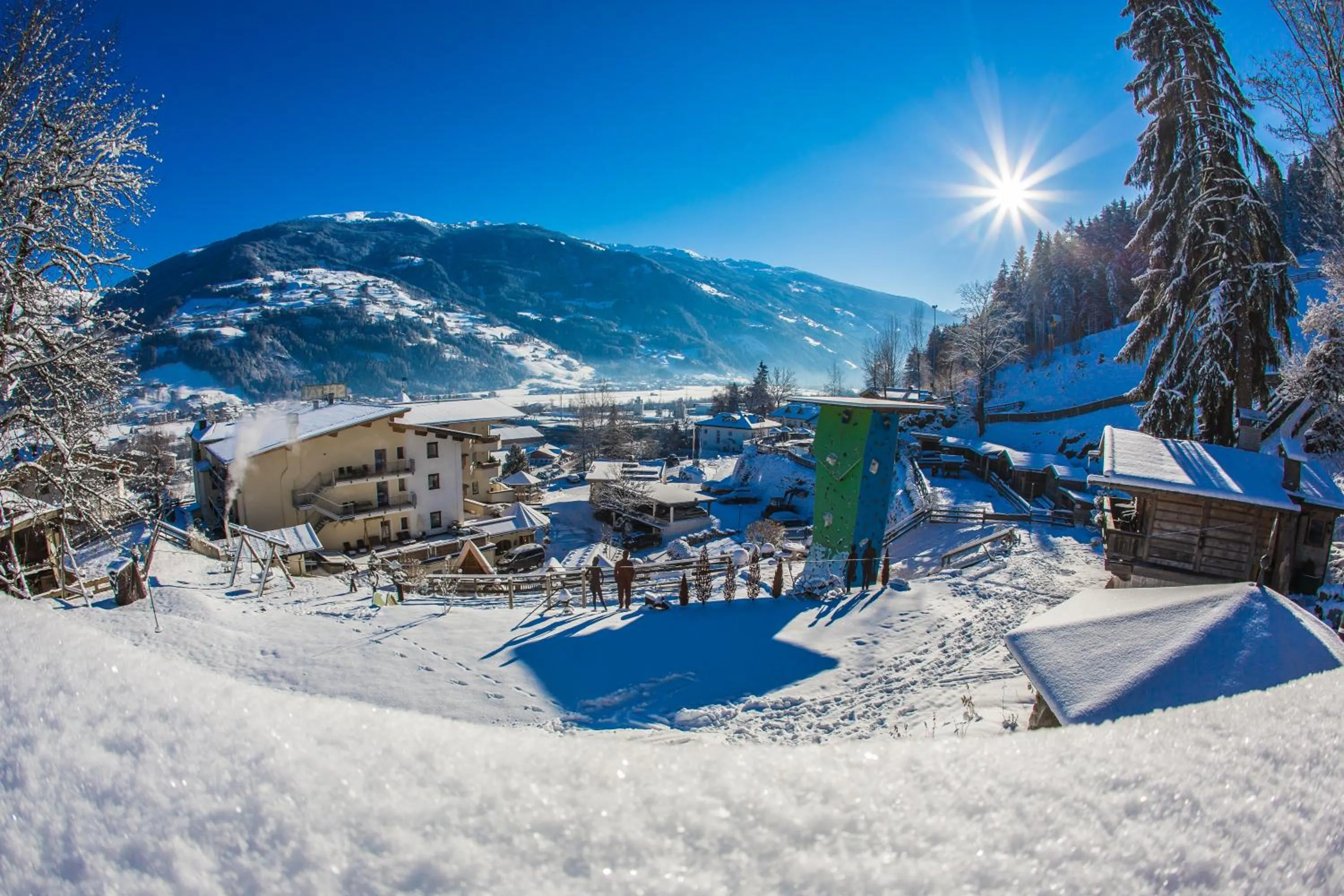 Property building in Alpin Family Resort Seetal