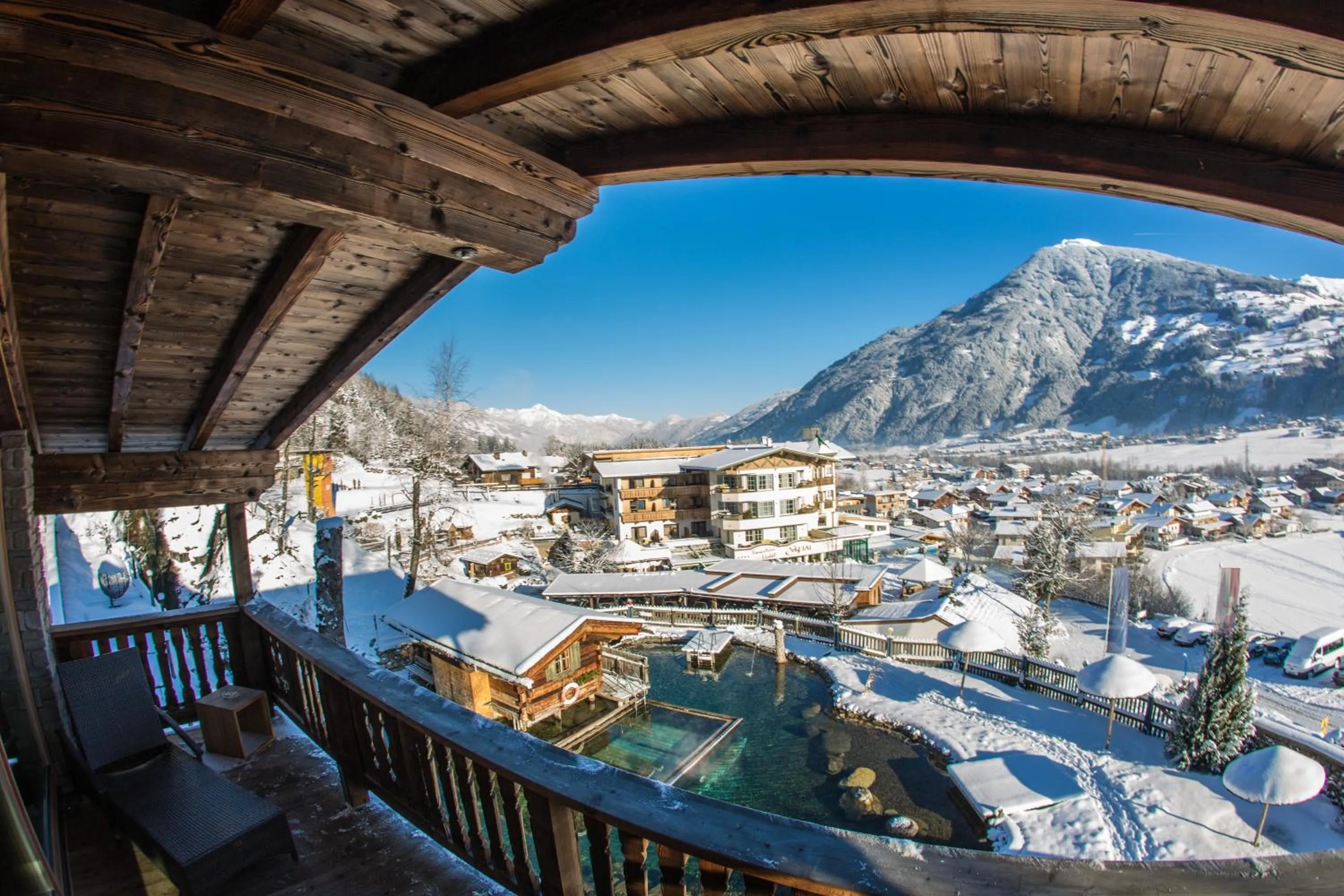 Property building in Alpin Family Resort Seetal