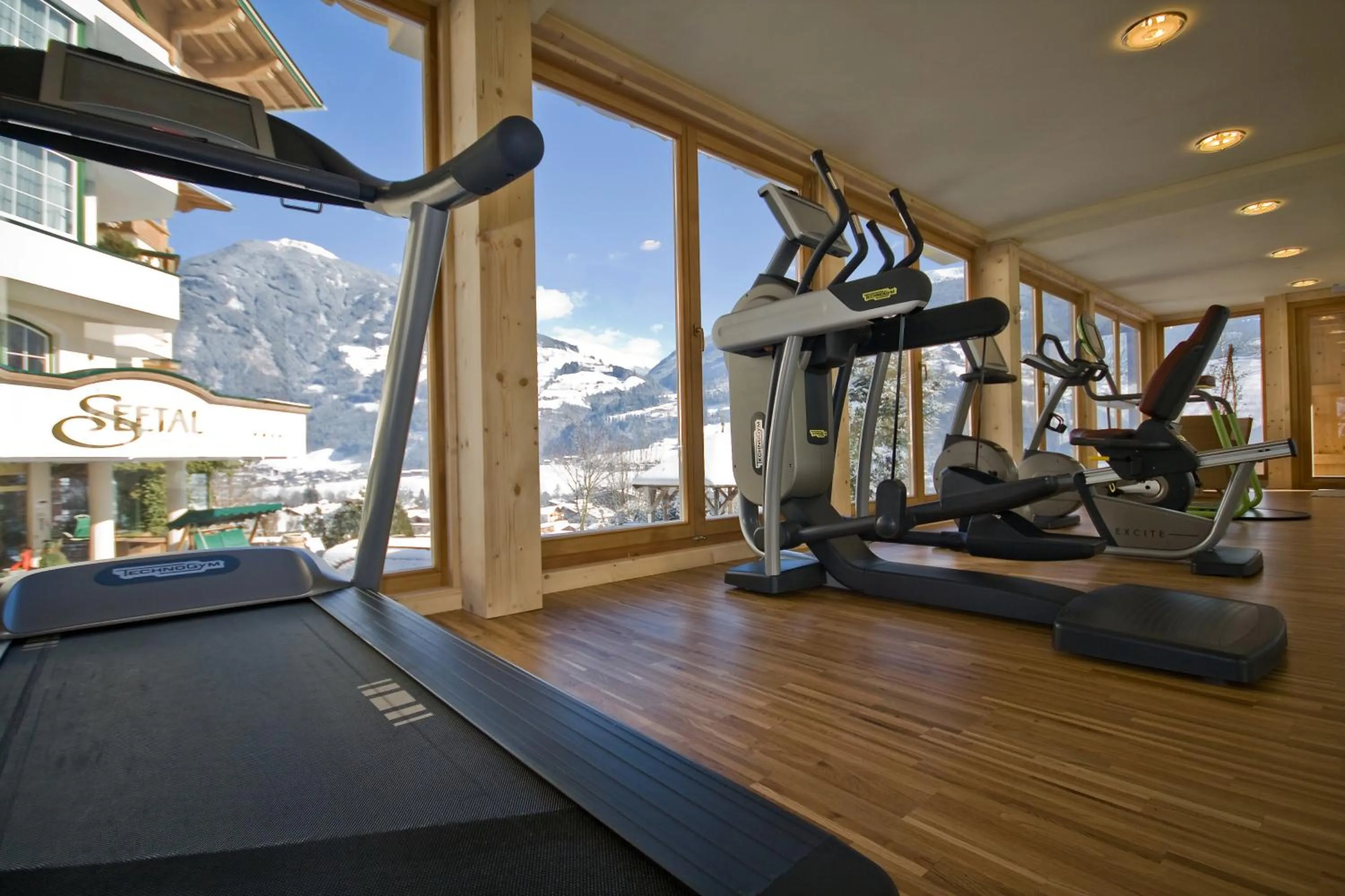 Fitness centre/facilities in Alpin Family Resort Seetal