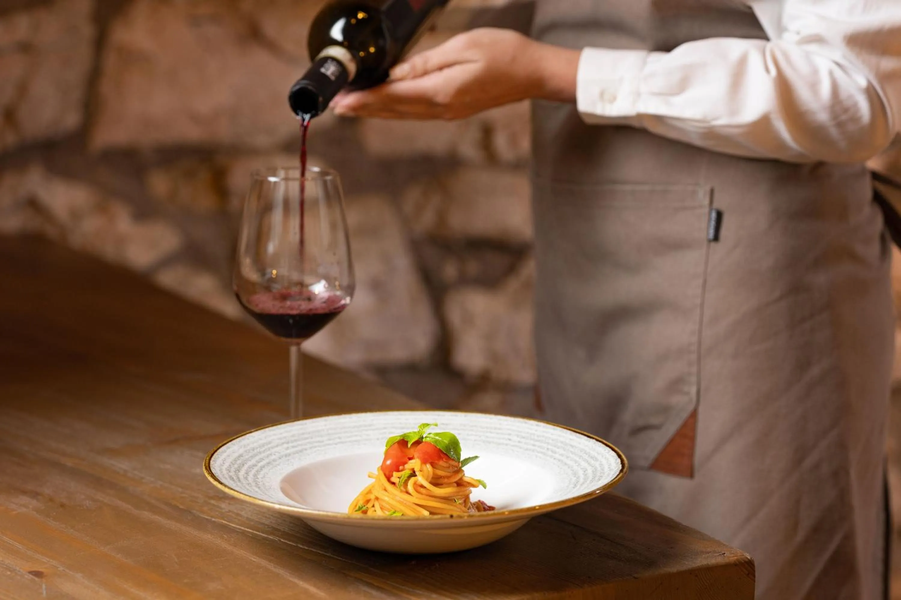 Restaurant/places to eat in La Fornace Relais & Spa