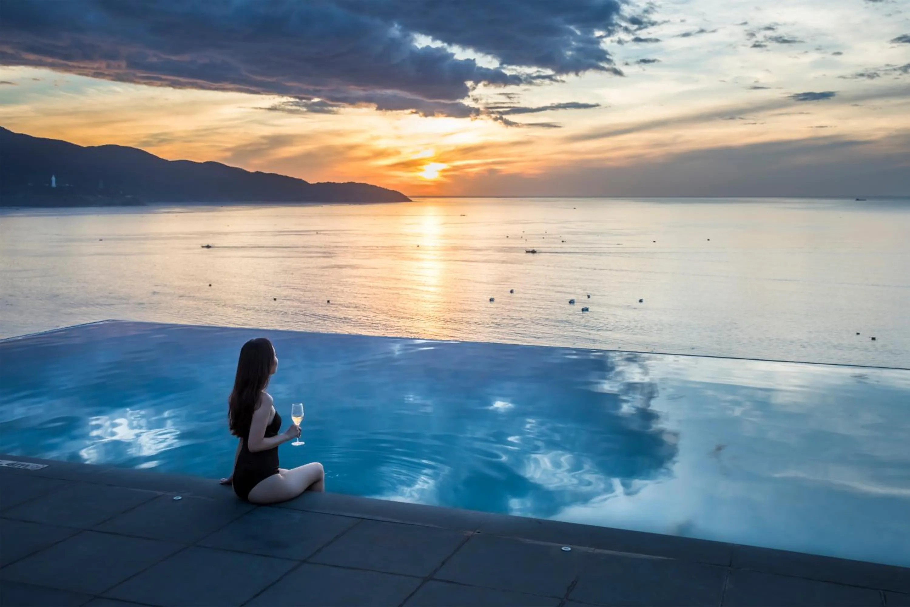 Swimming pool in Chicland Boutique Danang Beach Hotel