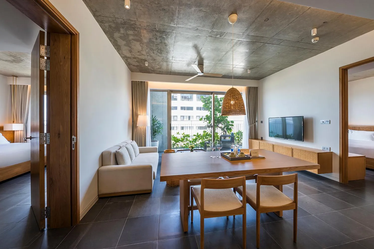 Living room, Bed in Chicland Boutique Danang Beach Hotel