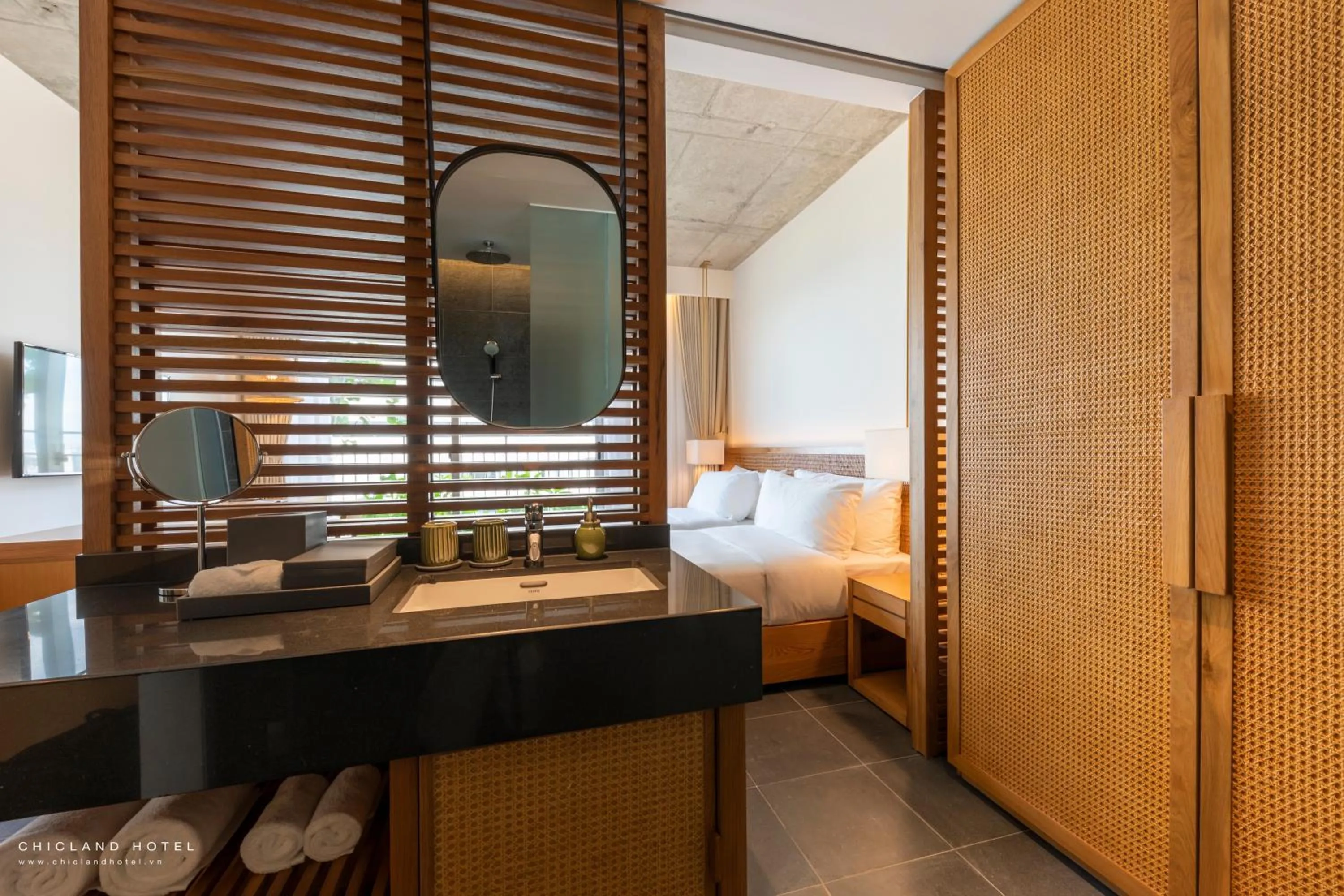 Bed in Chicland Boutique Danang Beach Hotel