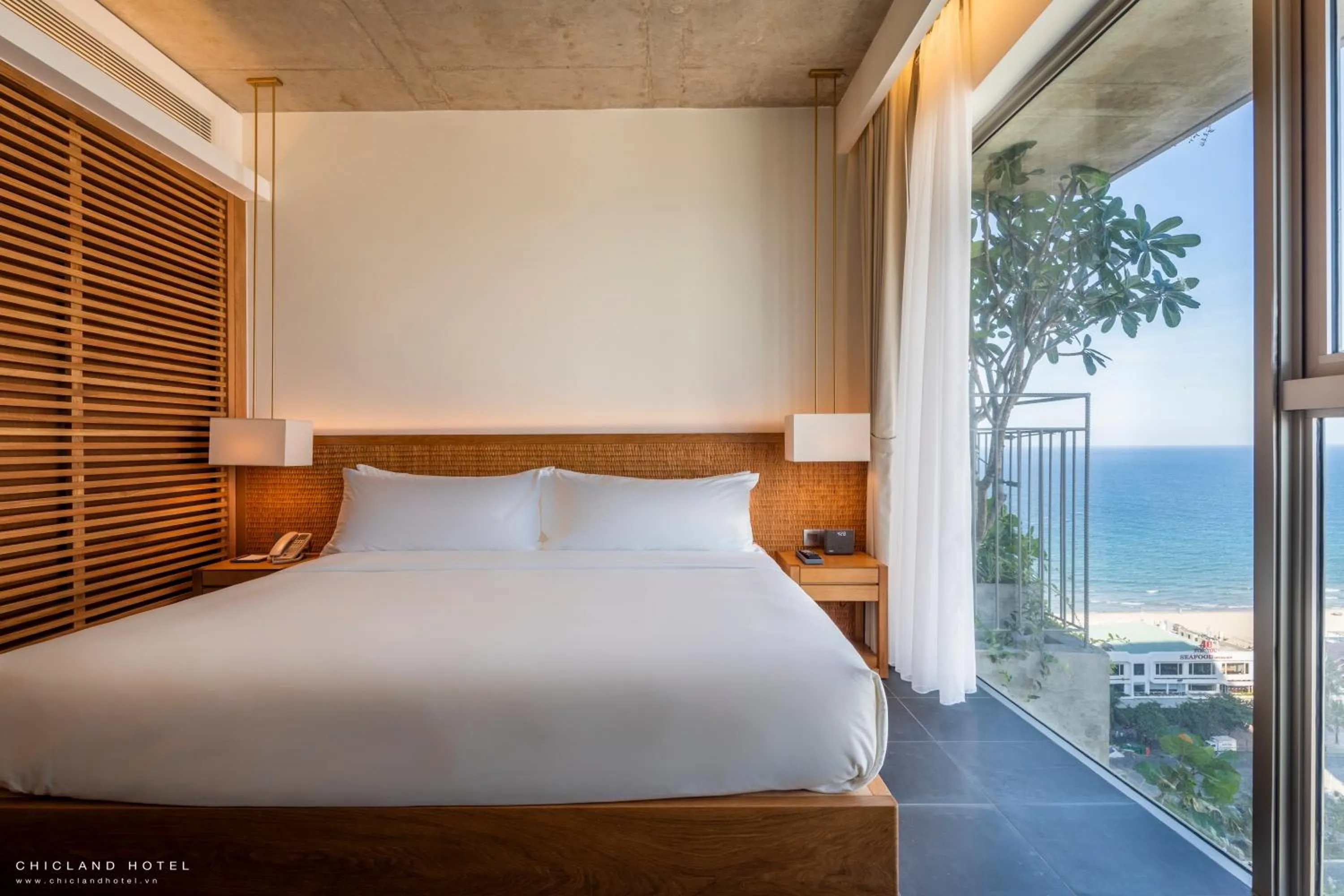 Bed in Chicland Boutique Danang Beach Hotel