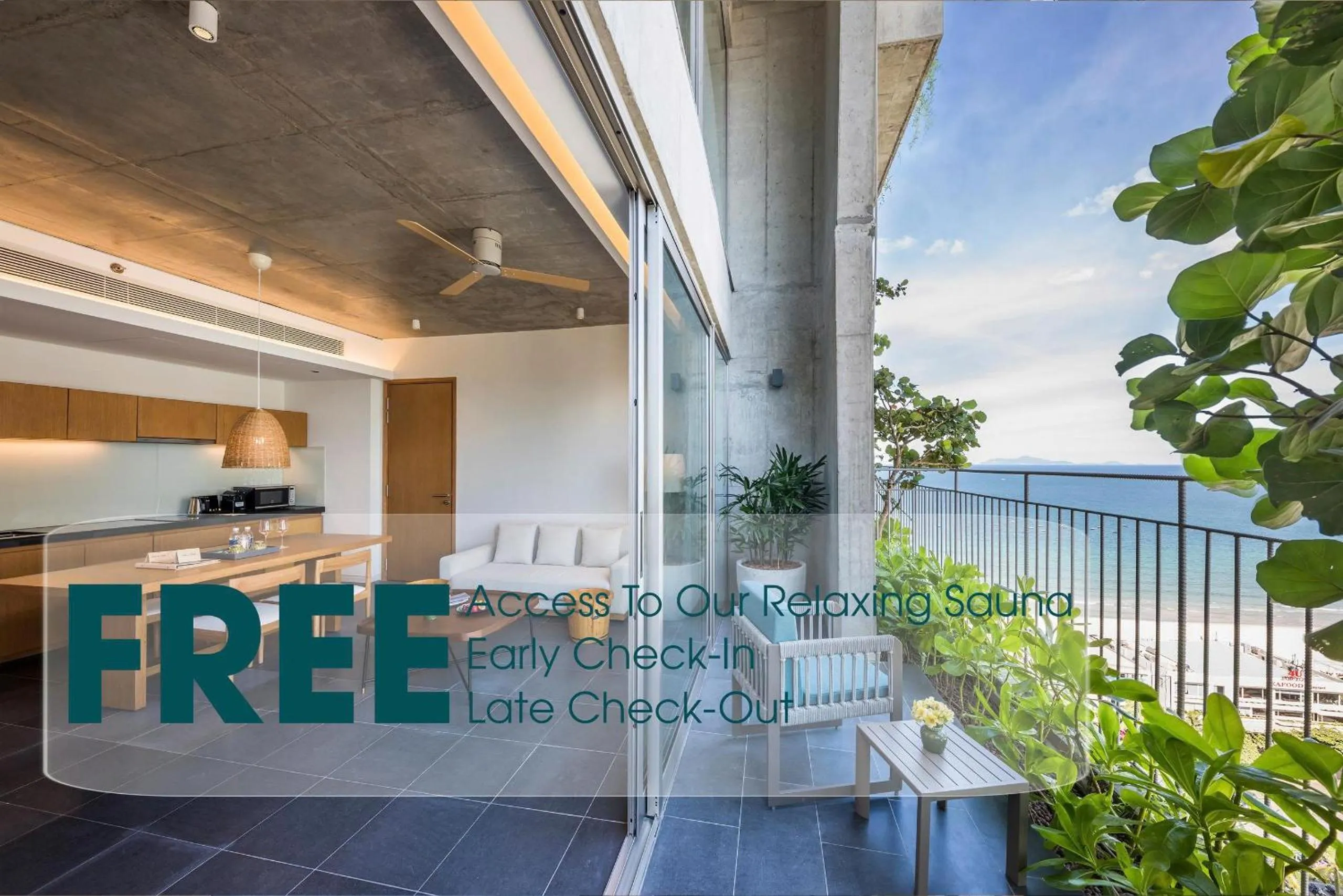 Patio in Chicland Boutique Danang Beach Hotel