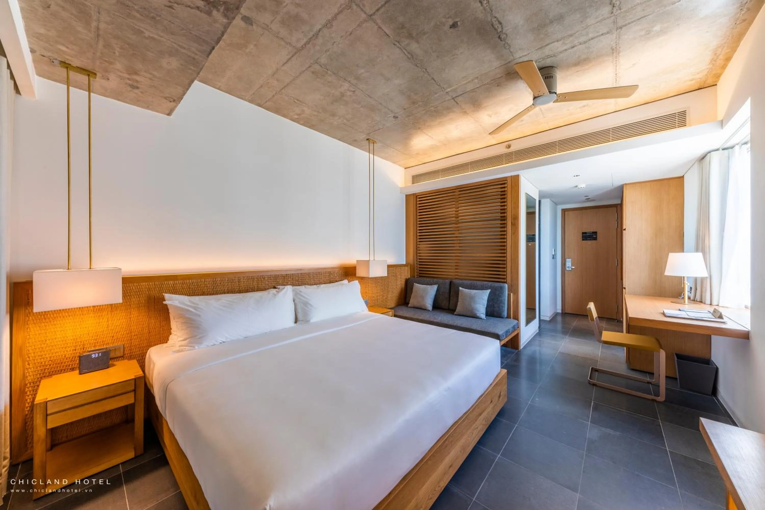 View (from property/room), Bed in Chicland Boutique Danang Beach Hotel