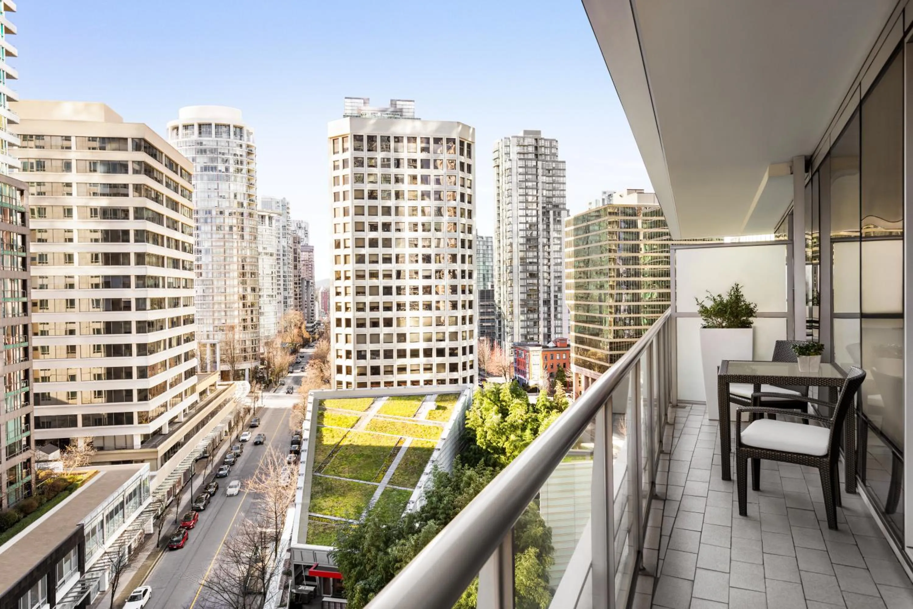 Balcony/Terrace in Shangri-La Vancouver