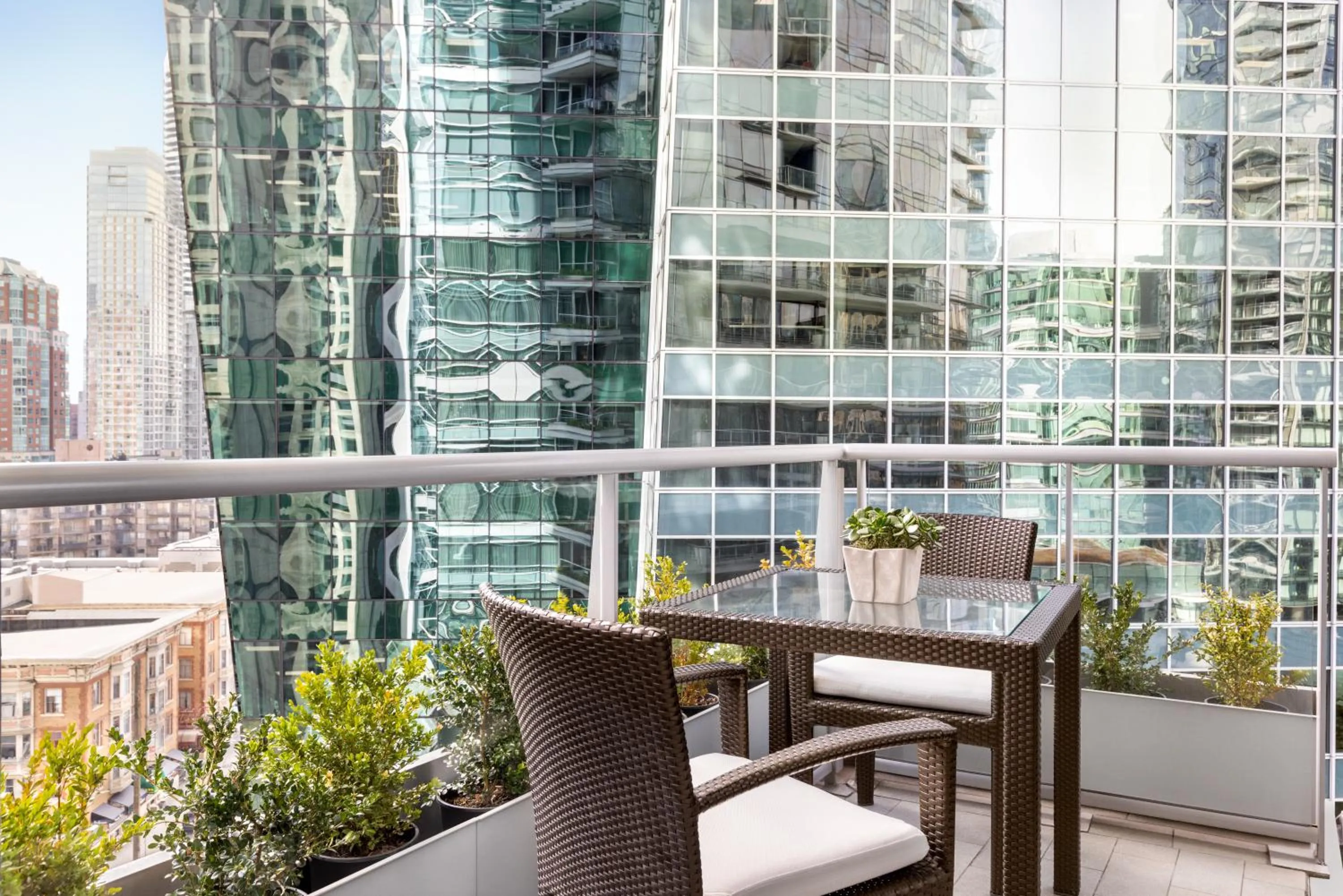 Patio in Shangri-La Vancouver