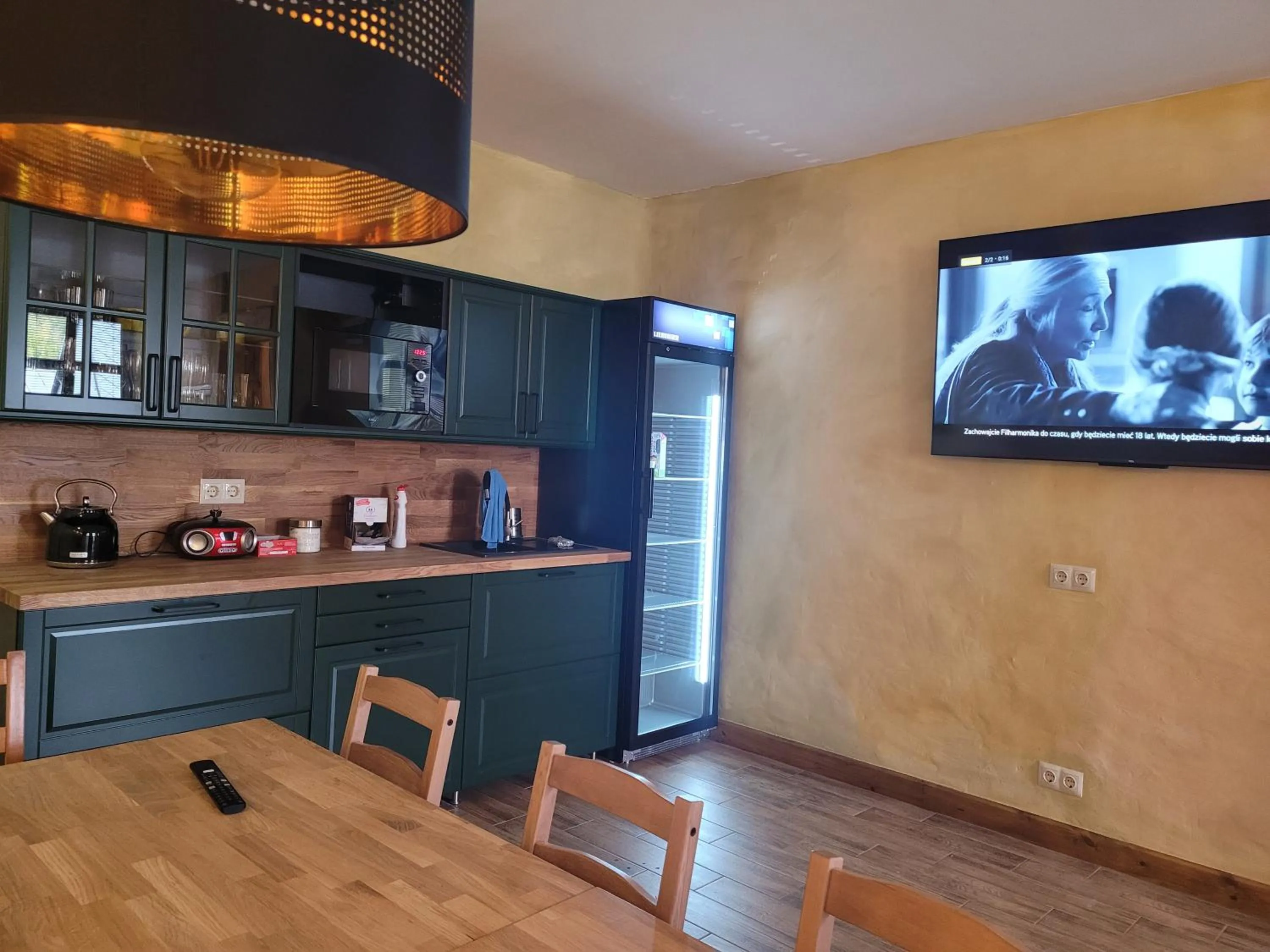 Communal lounge/ TV room in Gościniec Pod Lipą