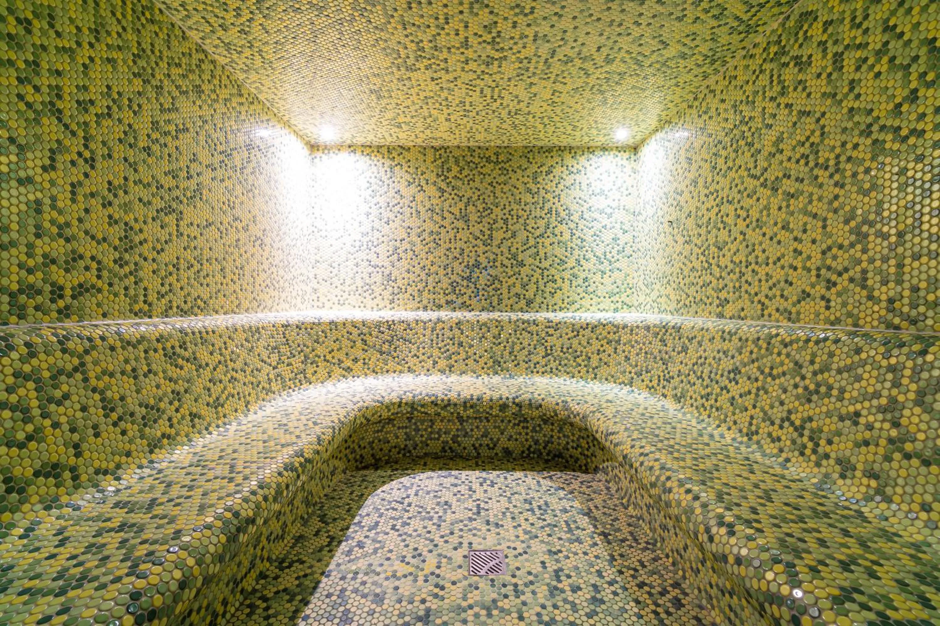 Steam room in Hotel Alibaba