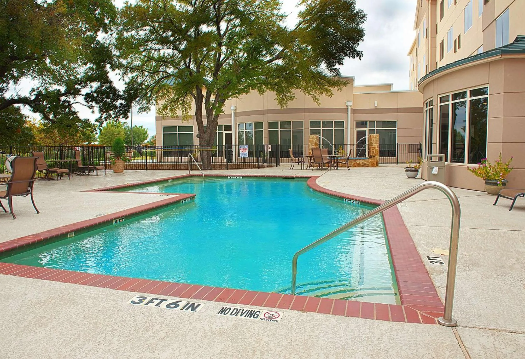 Pool view in Hilton Garden Inn DFW Airport South