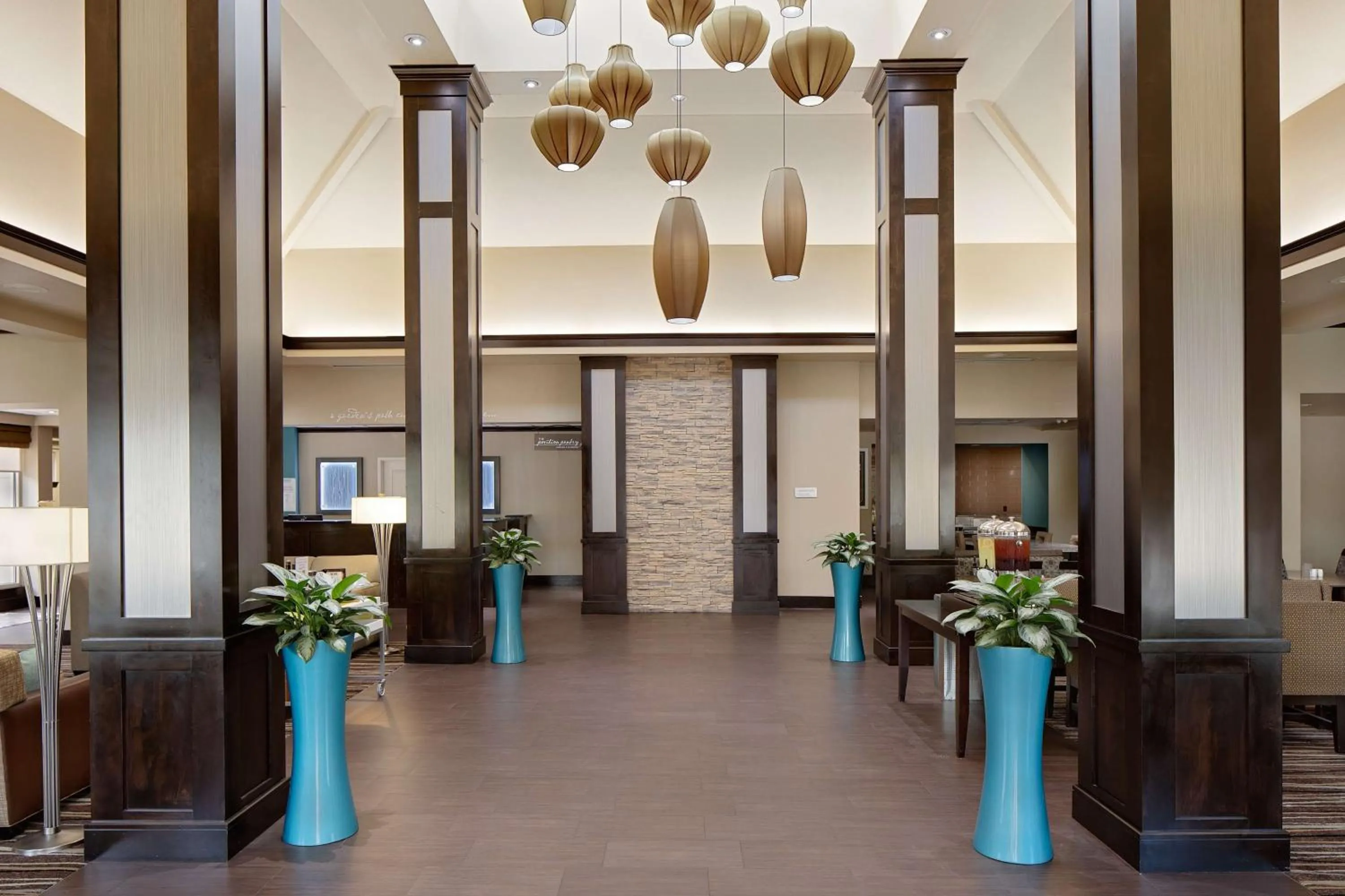 Lobby or reception in Hilton Garden Inn DFW Airport South