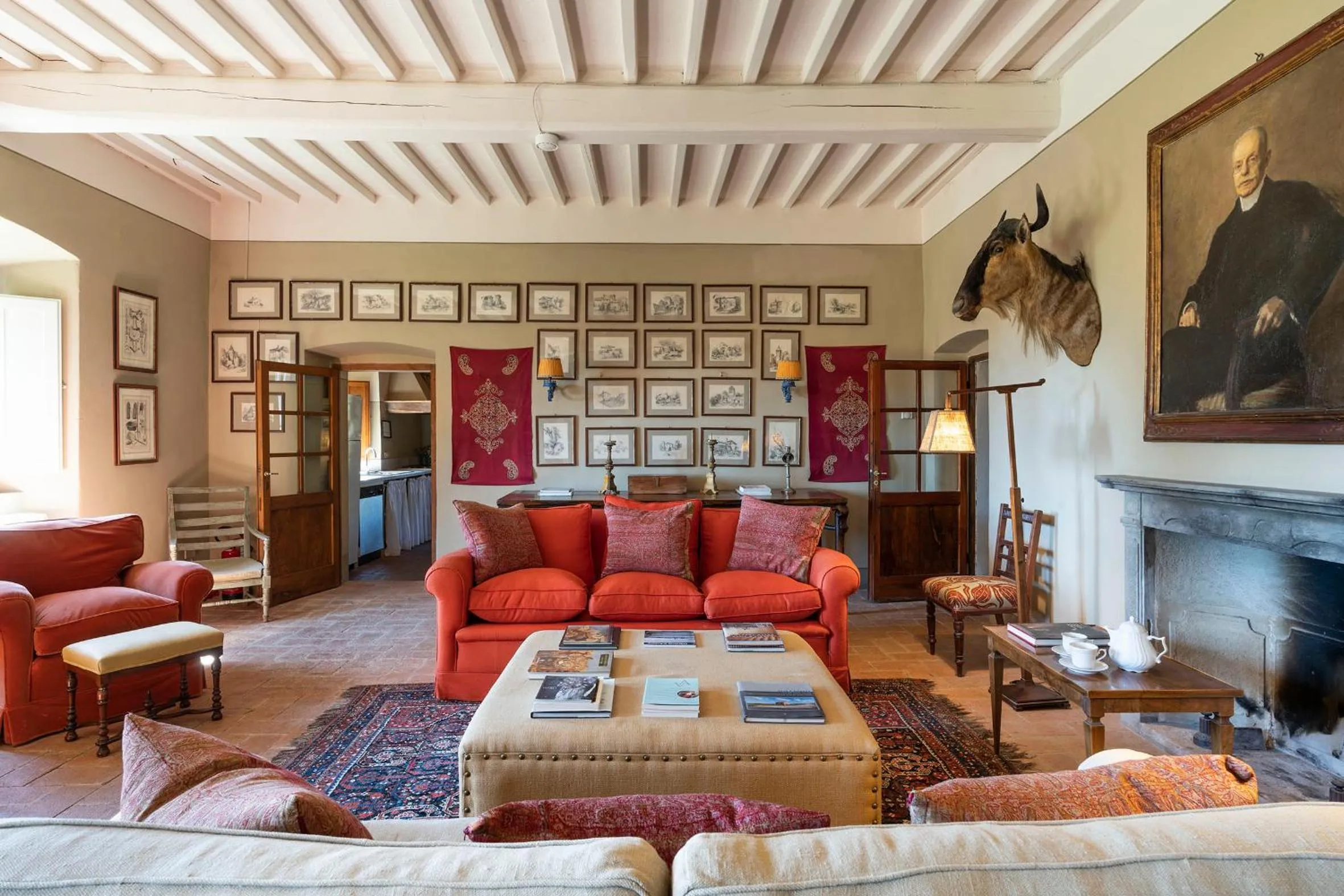 Living room in Castello di Fonterutoli Wine Resort