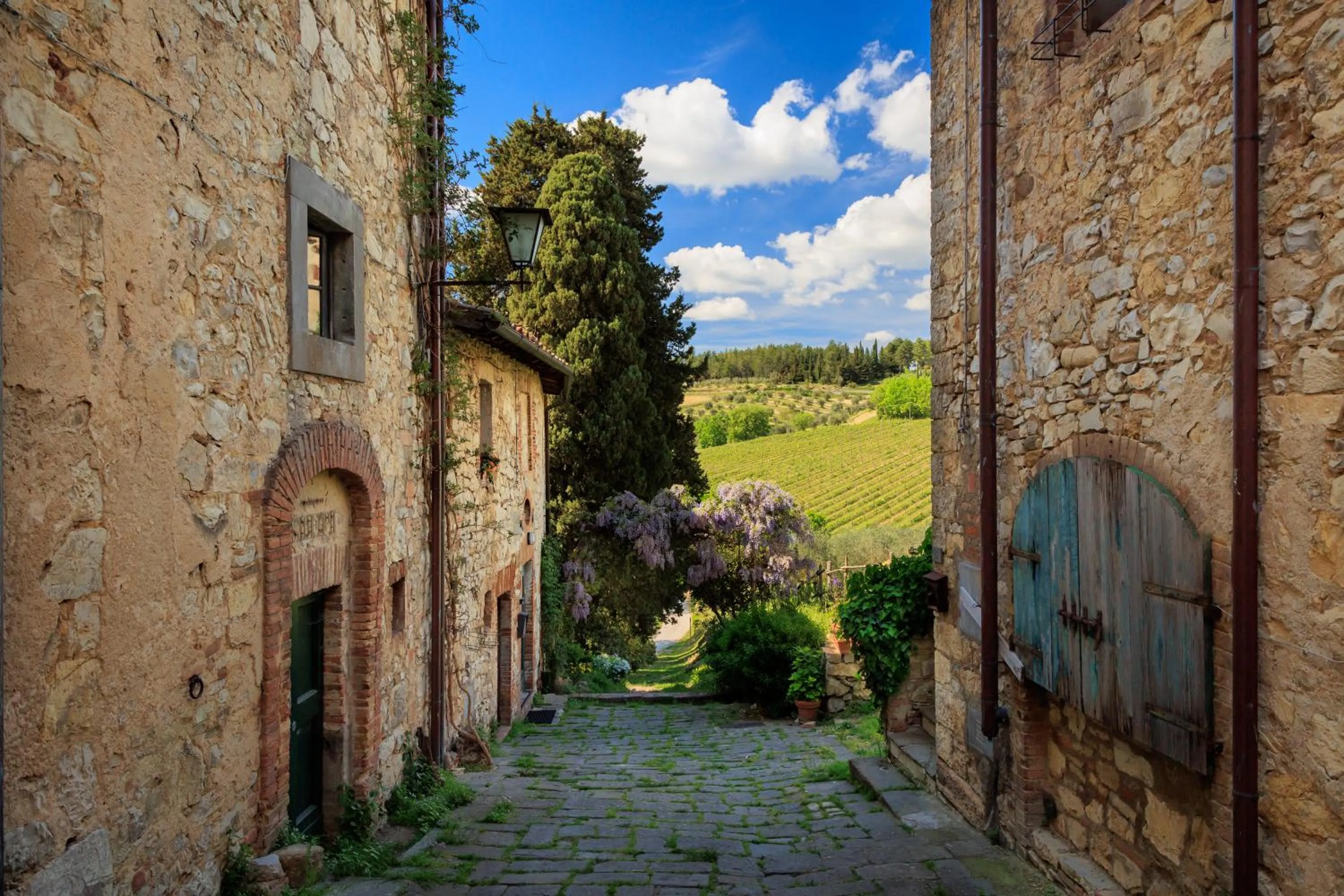 Street view in Castello di Fonterutoli Wine Resort