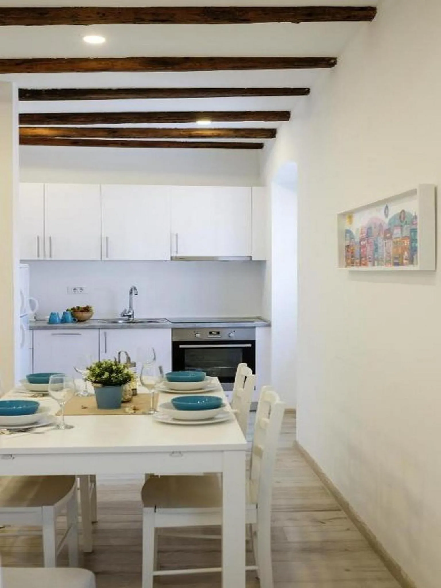 Kitchen or kitchenette in Apartments Blue Lavender