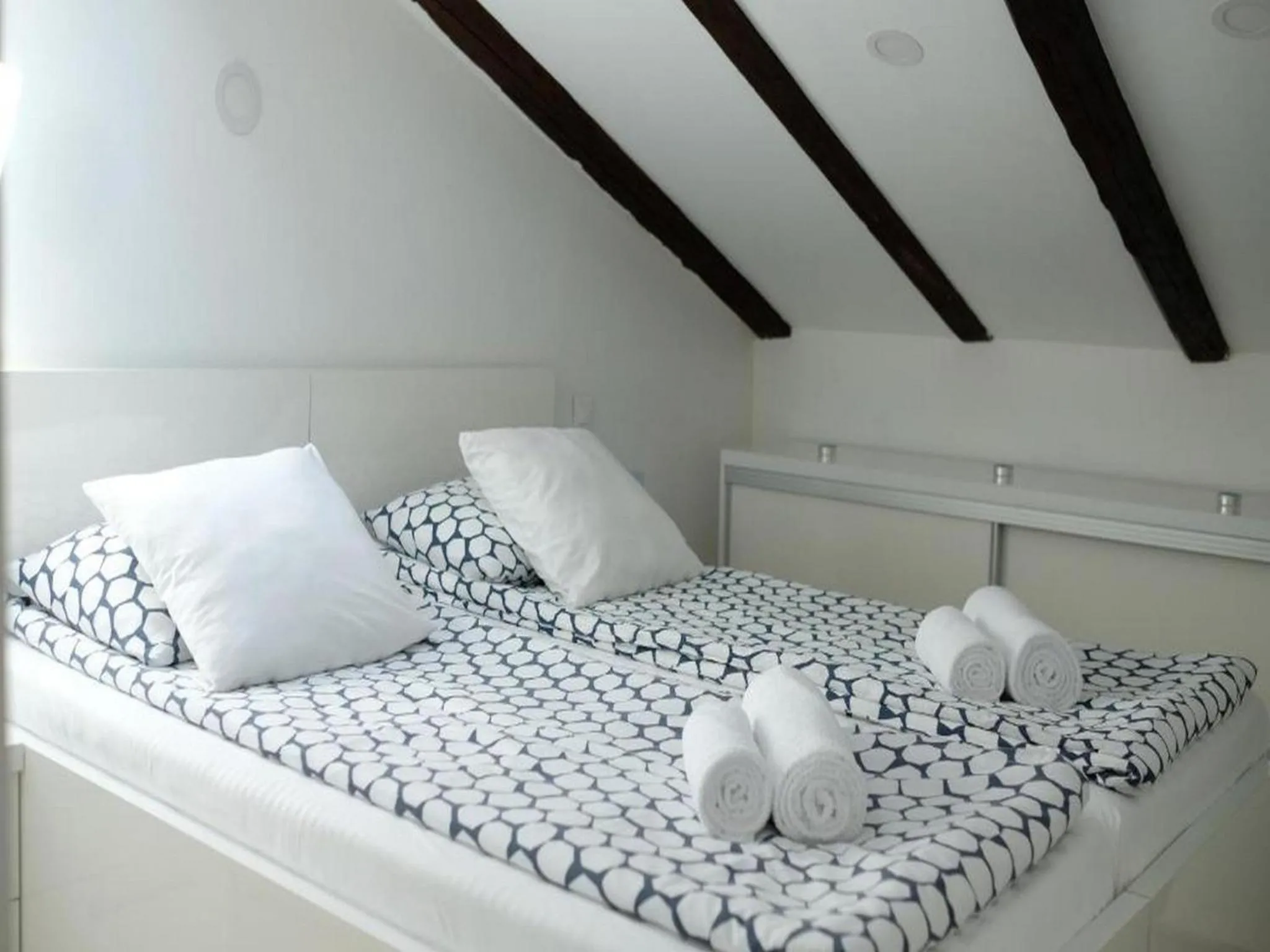 Bedroom, Bed in Apartments Blue Lavender