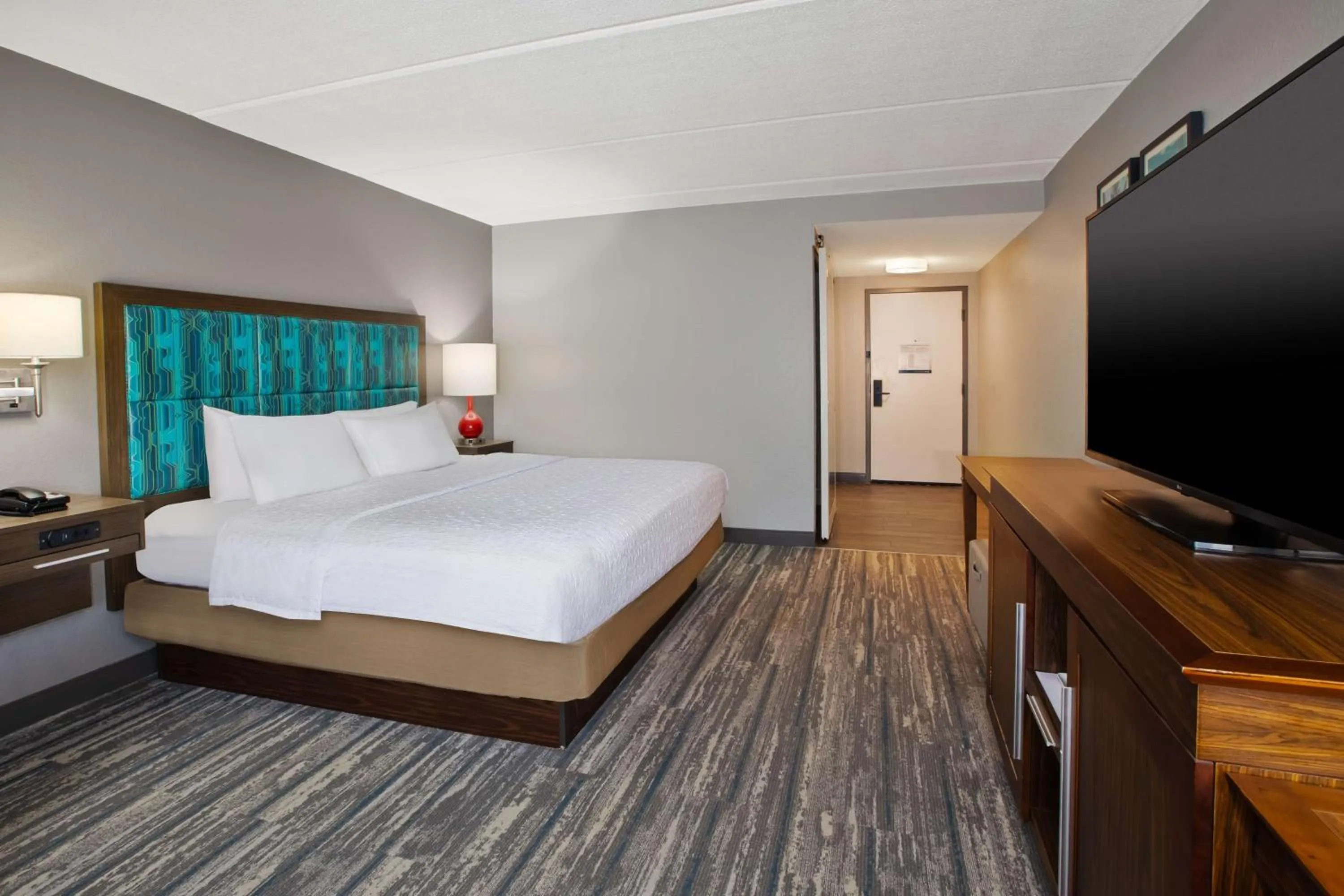 Bed in Hampton Inn Daytona/Ormond Beach