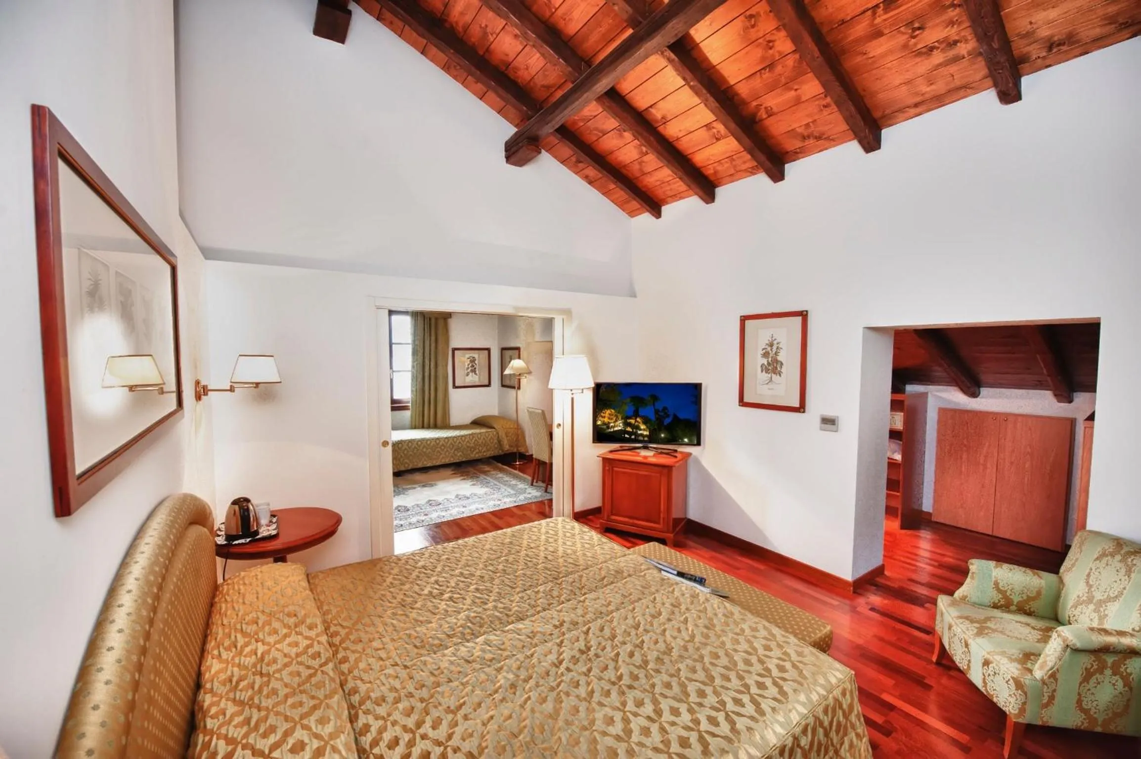 Bedroom, Bed in Relais Casali della Cisterna