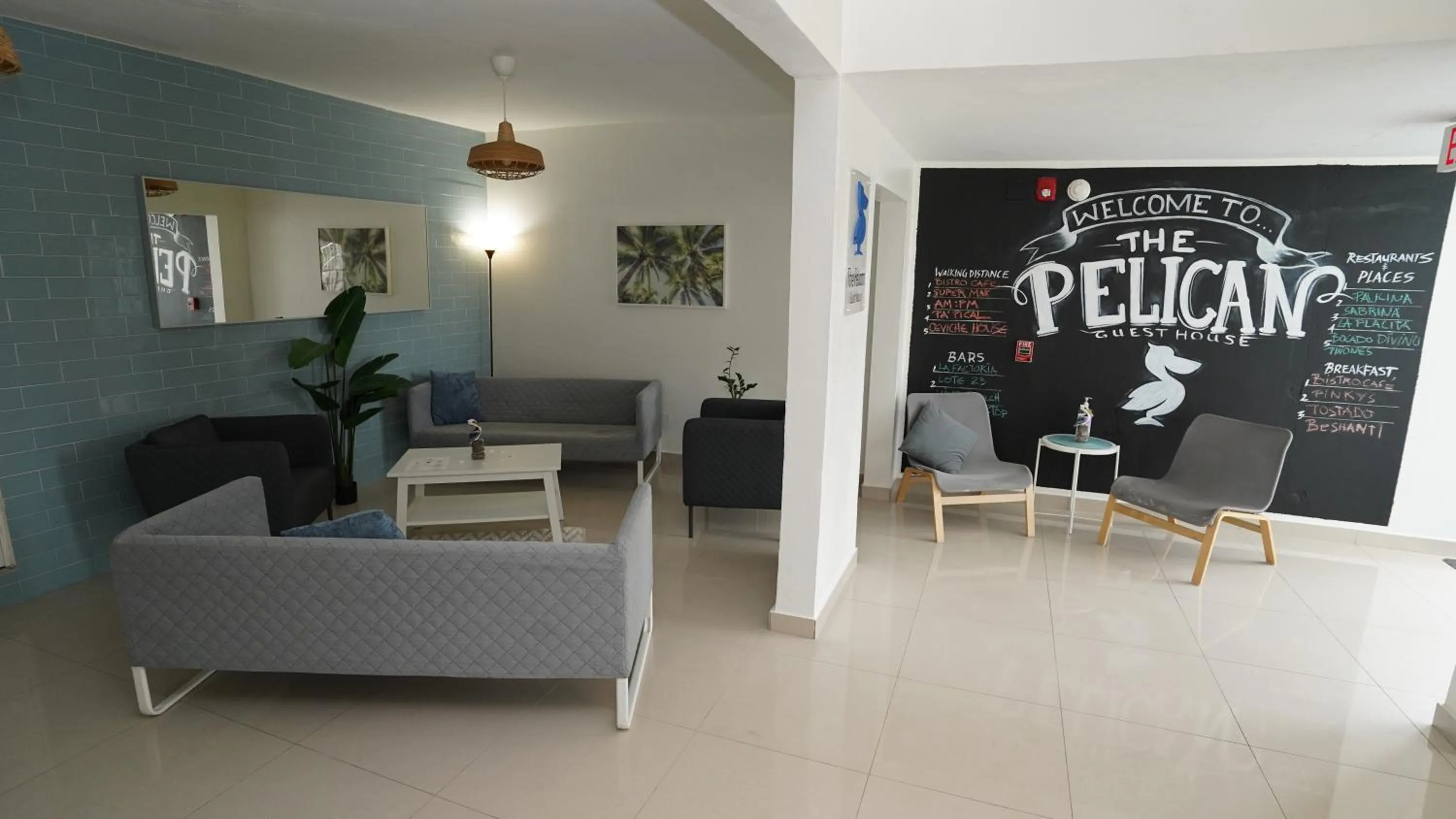 Lobby or reception in The Pelican Poshtel