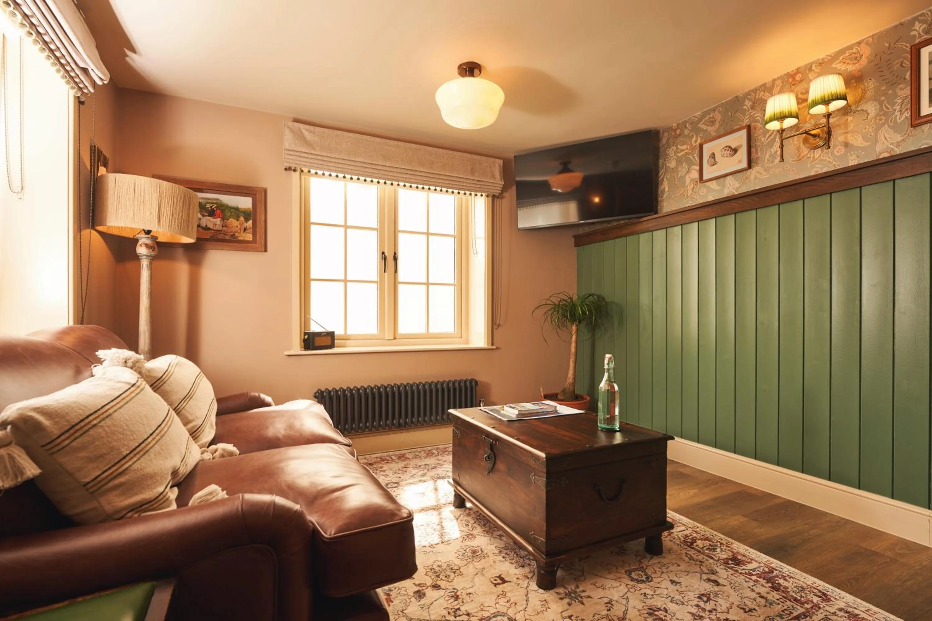 Seating area in The Rising Sun