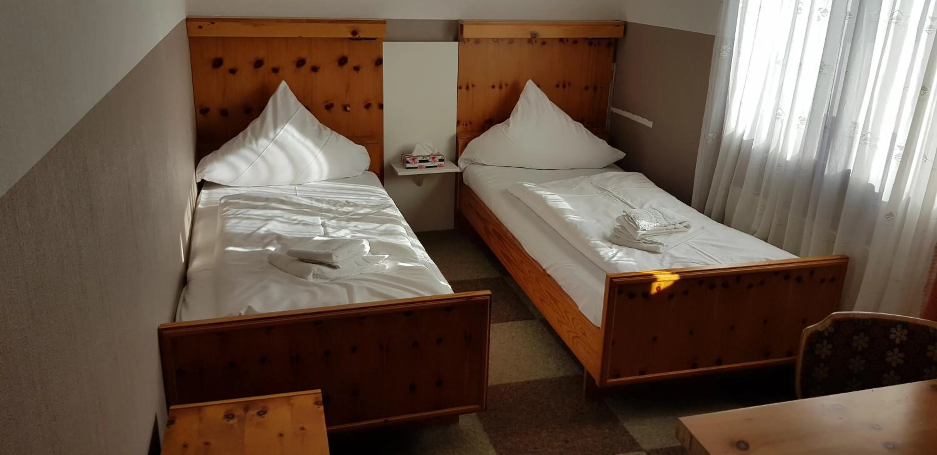 Bed in Hotel Zum Deutschen Eck