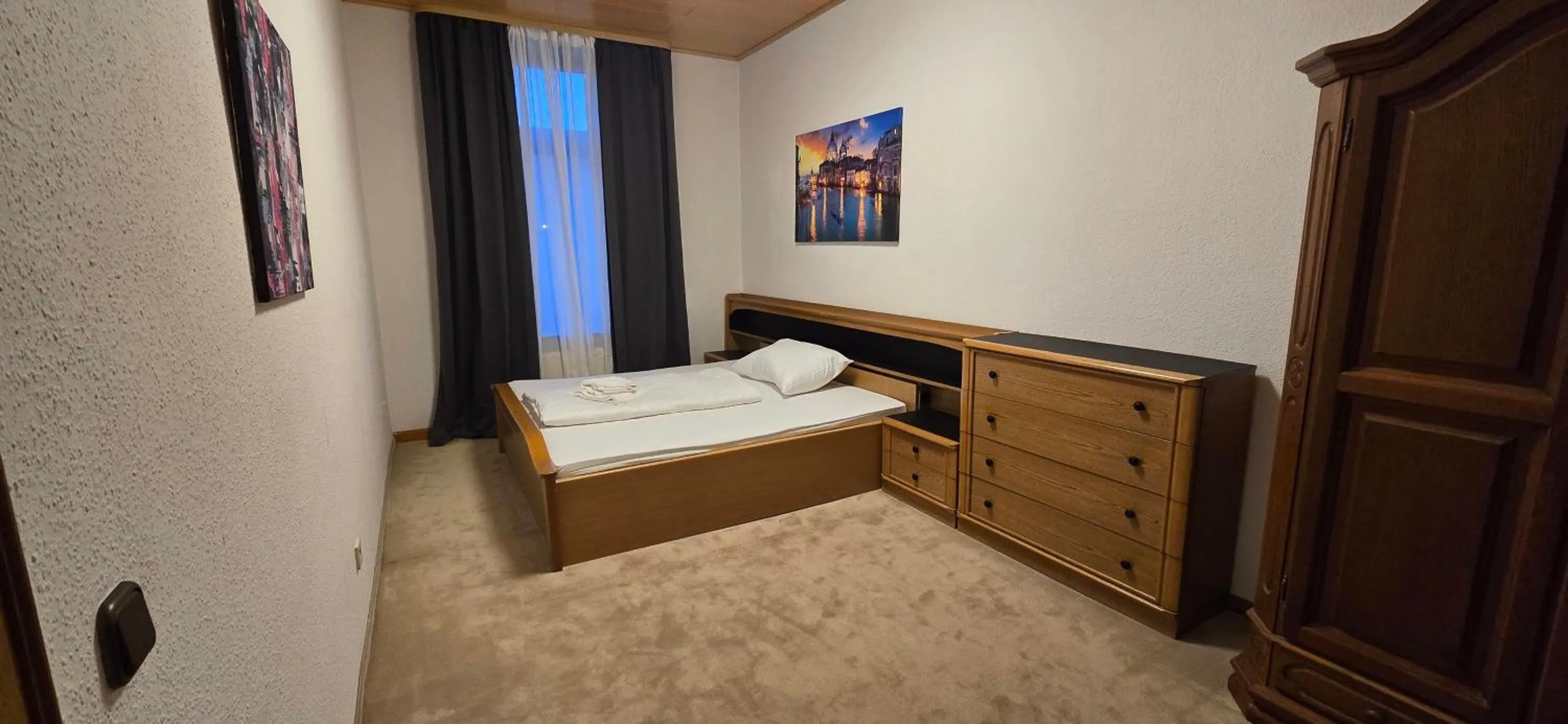 Bed in Hotel Zum Deutschen Eck