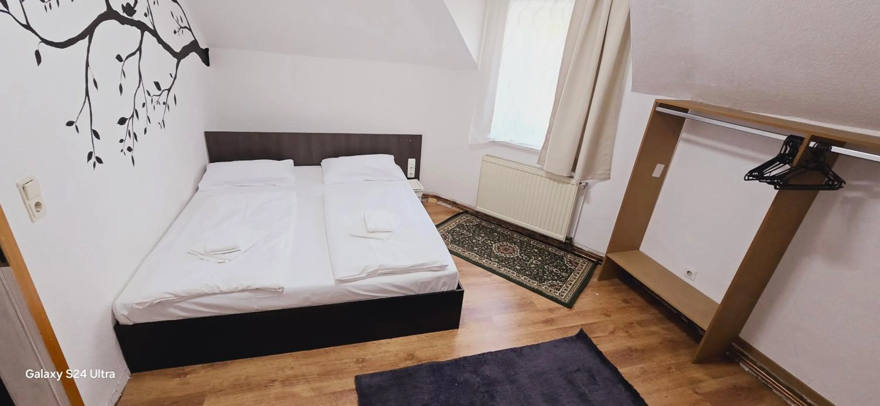 Bed in Hotel Zum Deutschen Eck