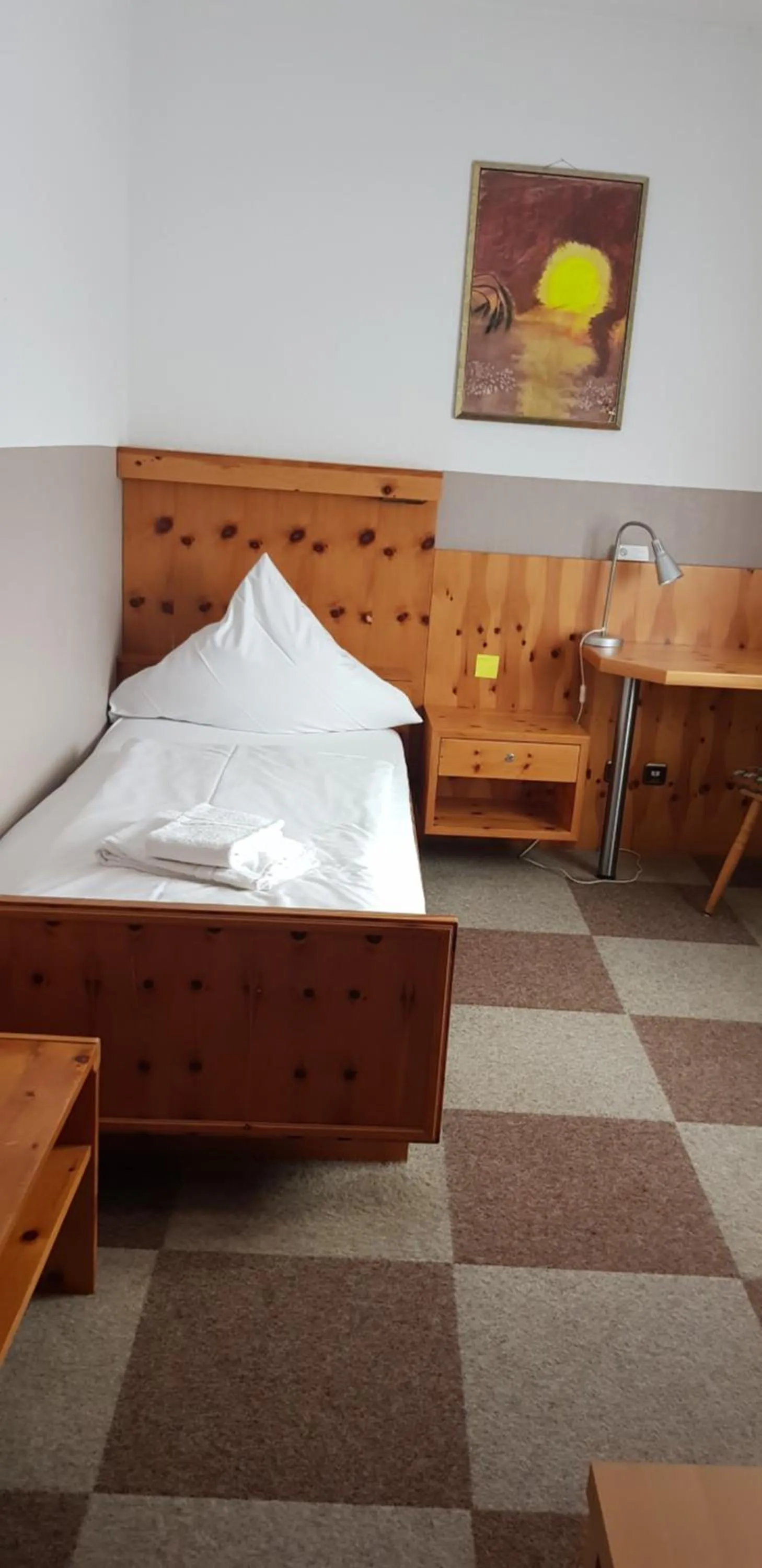 Bed in Hotel Zum Deutschen Eck