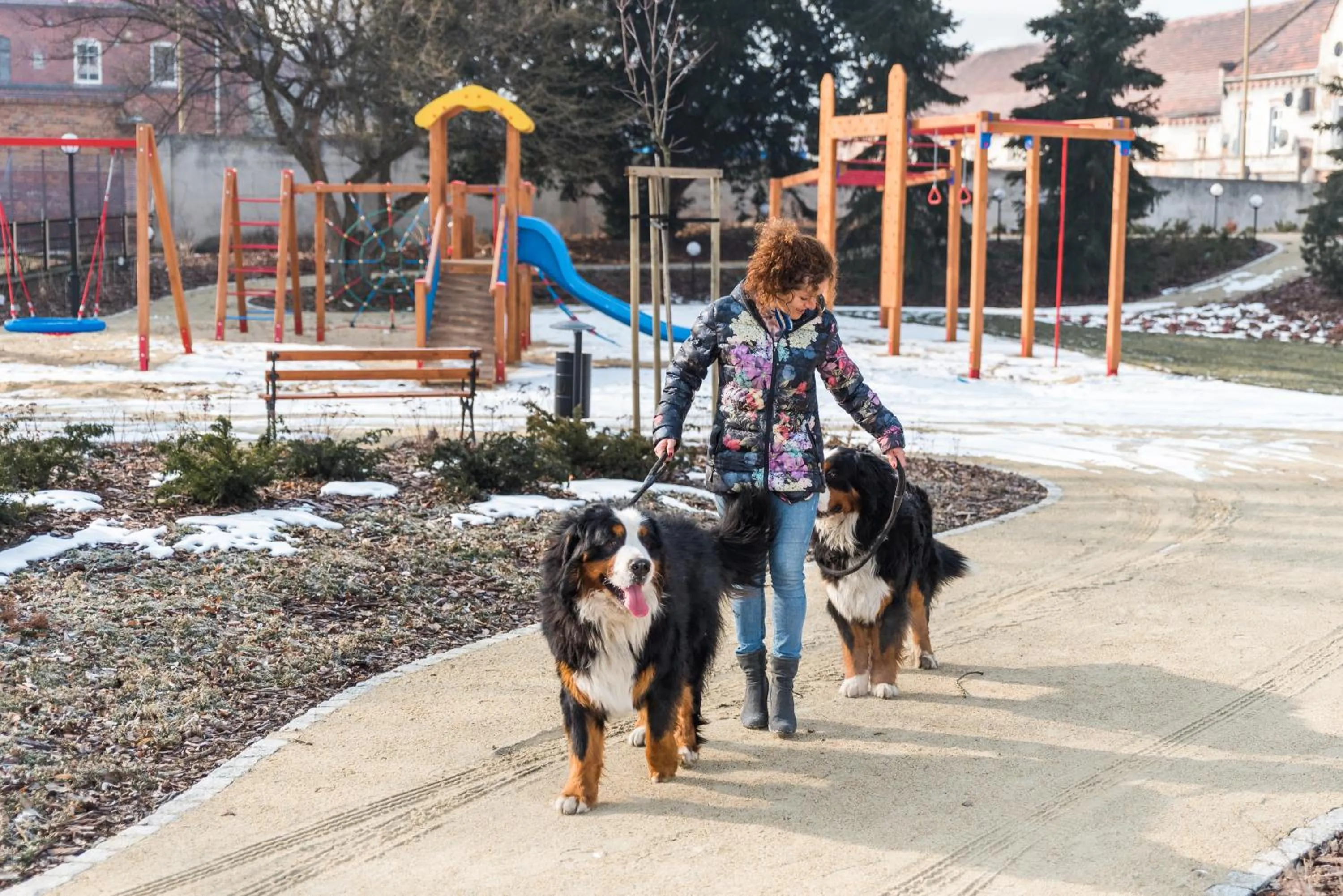 Children play ground in Pałac Bielawa