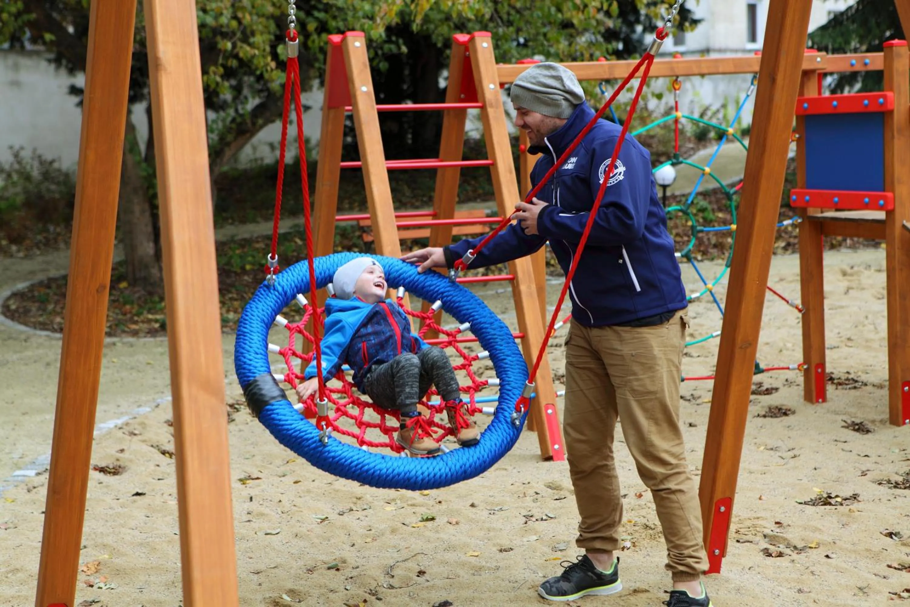 Children play ground in Pałac Bielawa