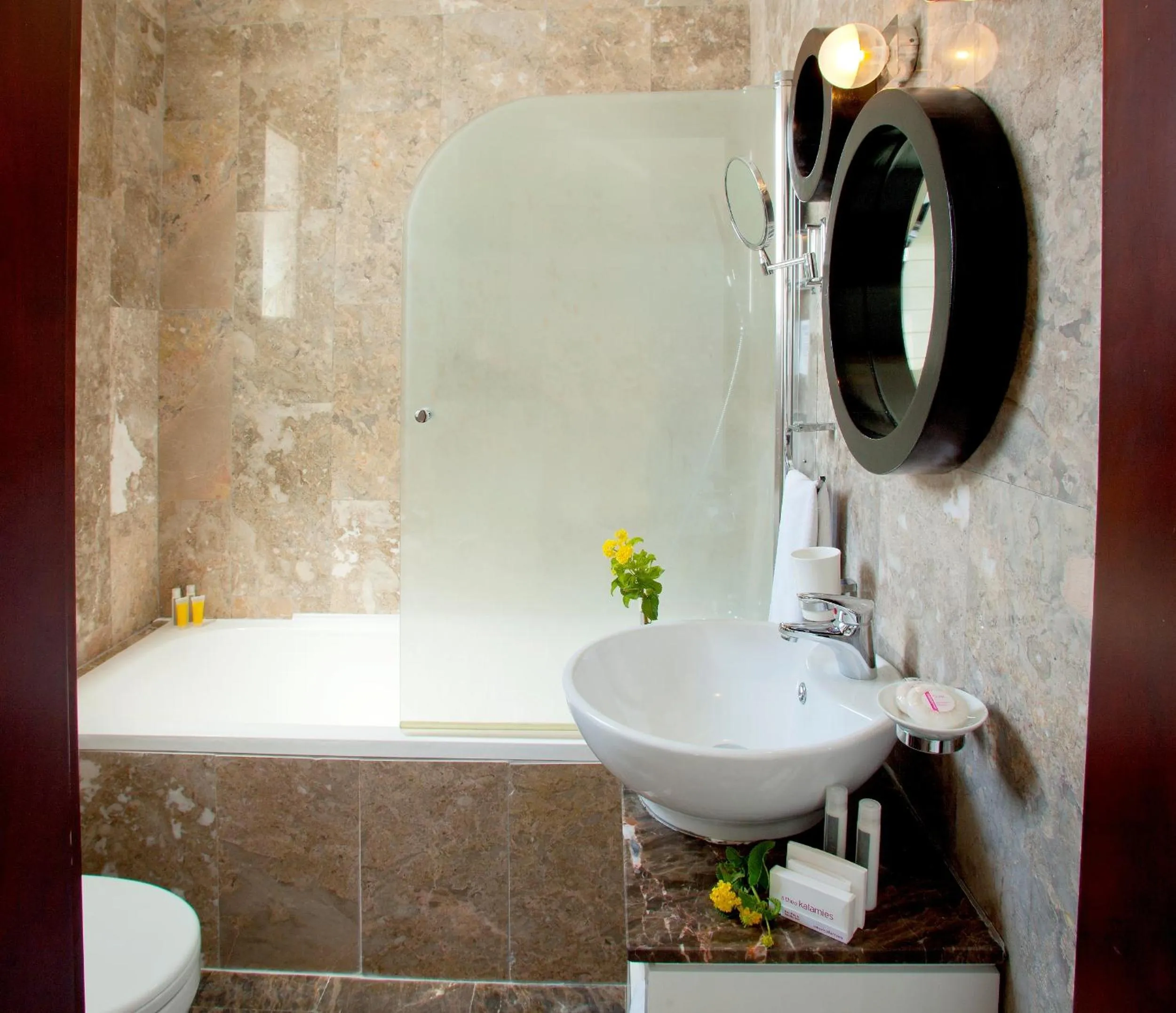 Bathroom in Althea Kalamies Luxury Villas