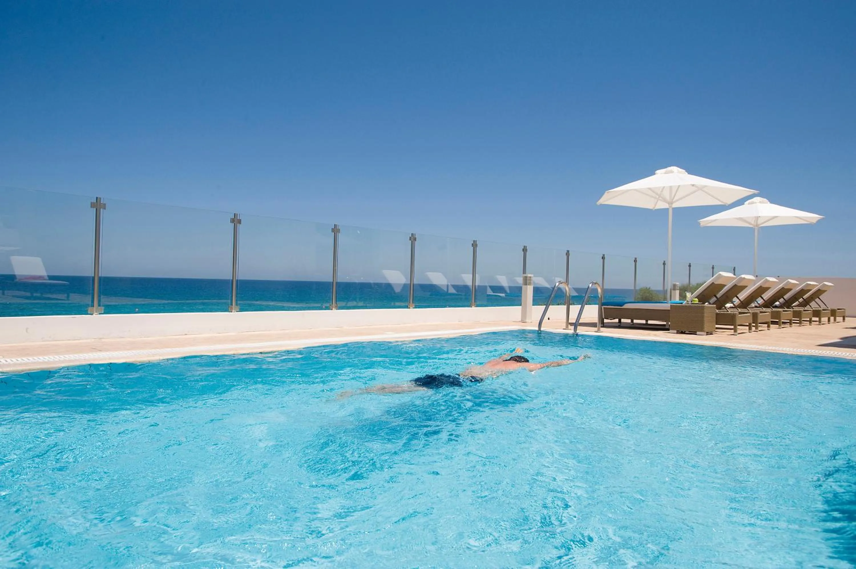 Sea view in Althea Kalamies Luxury Villas