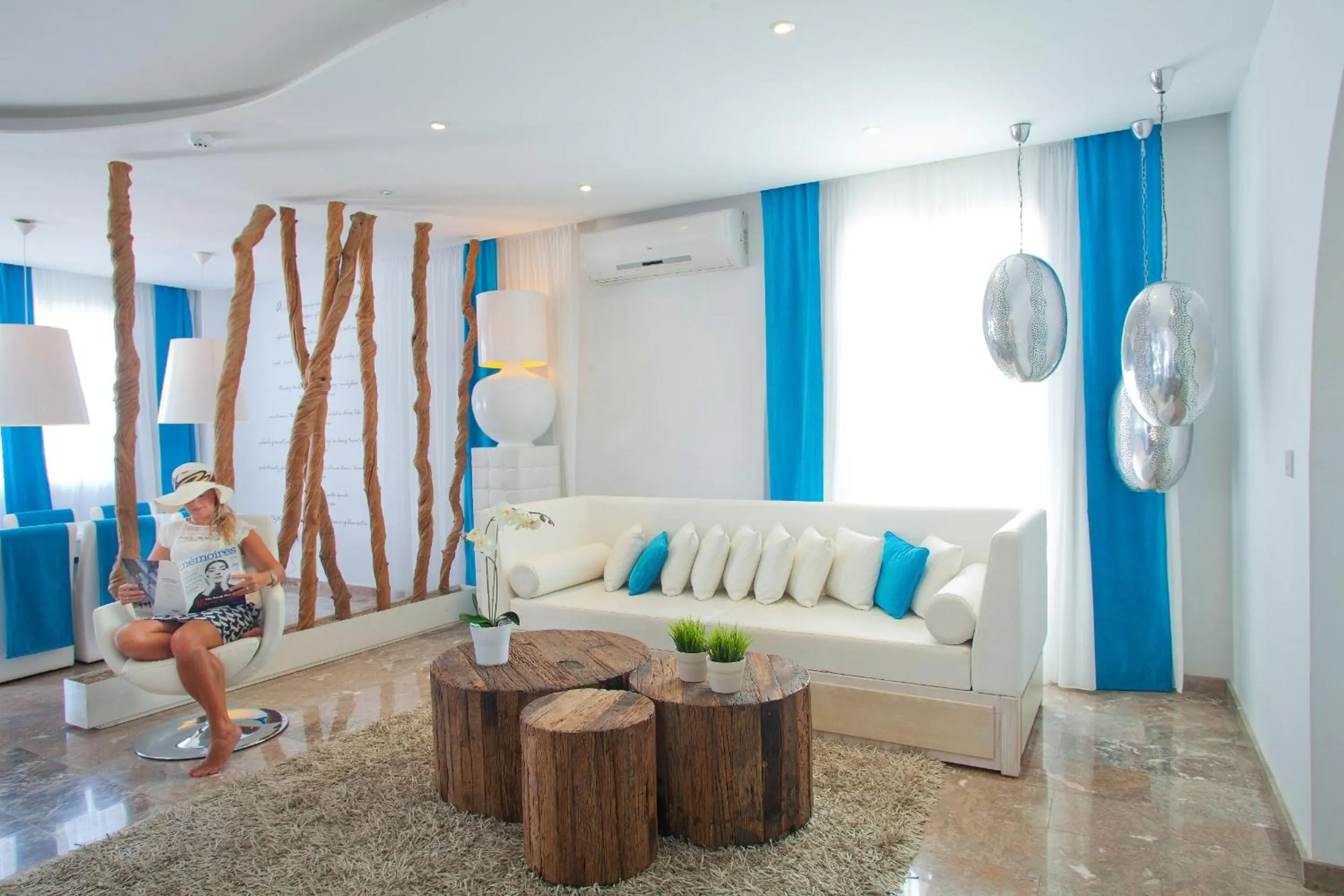 People in Althea Kalamies Luxury Villas