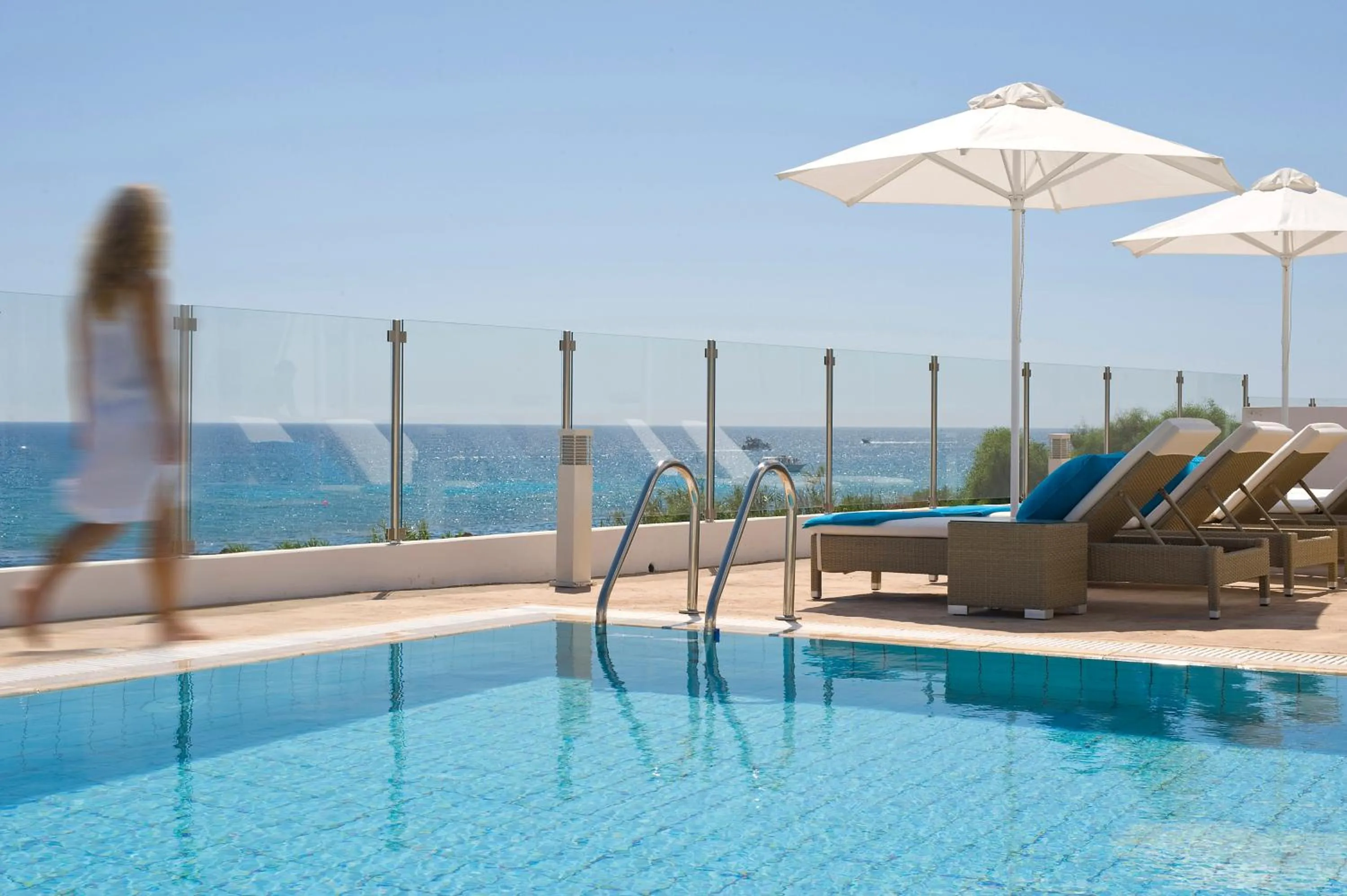 Patio in Althea Kalamies Luxury Villas